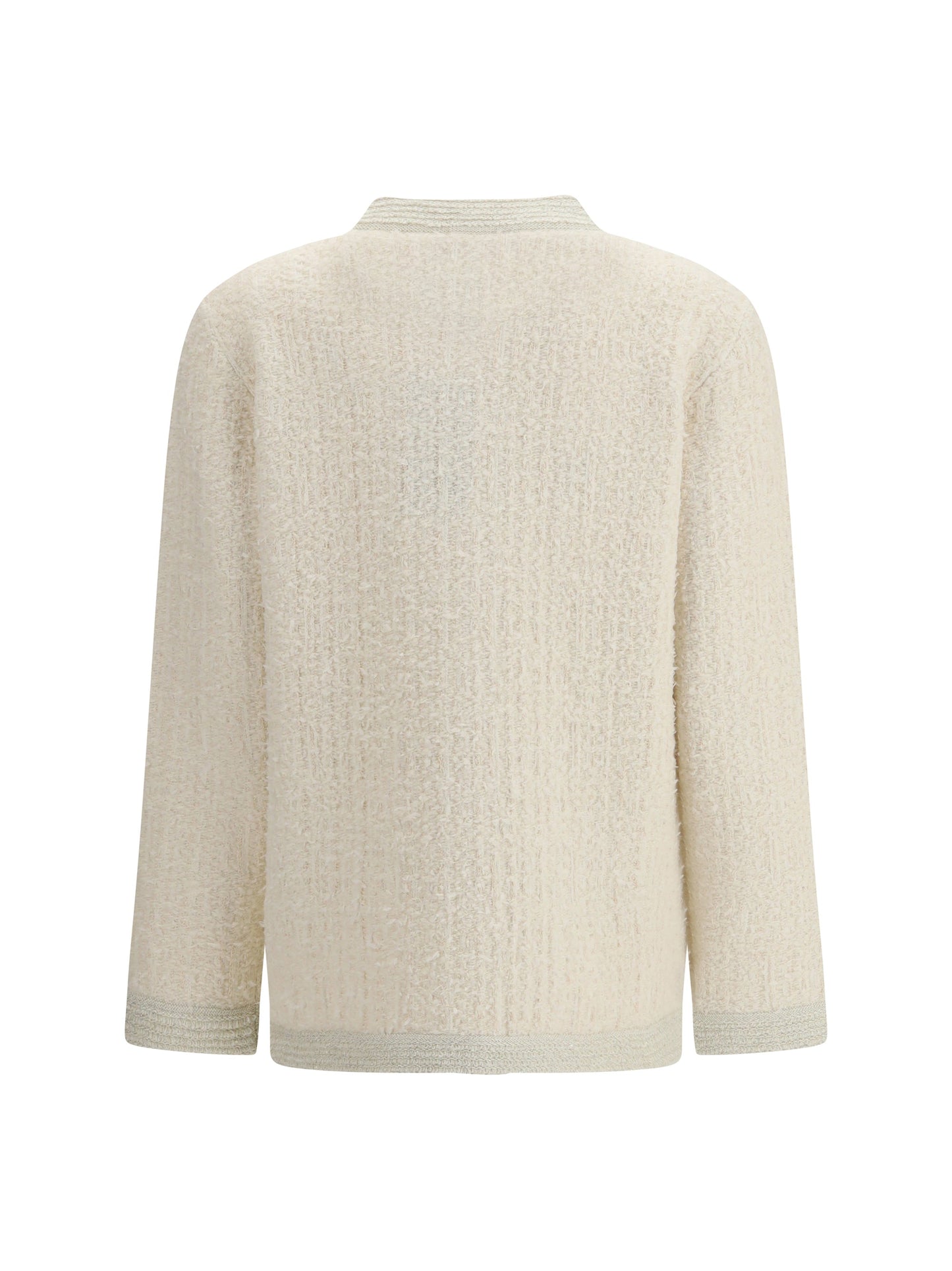 Gucci Women Bouclé Lamé Wool Cardigan