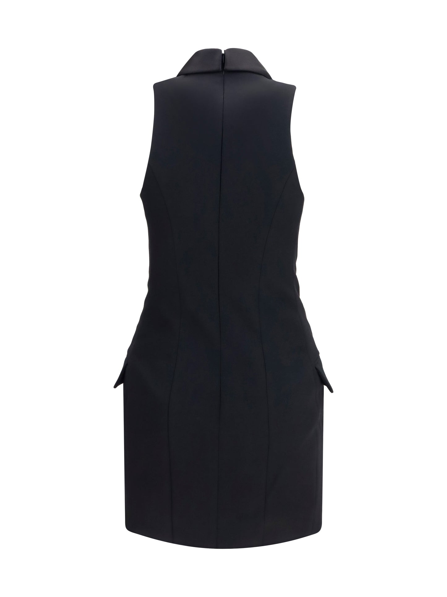 Balmain Women Grain De Poudre Belted Dress