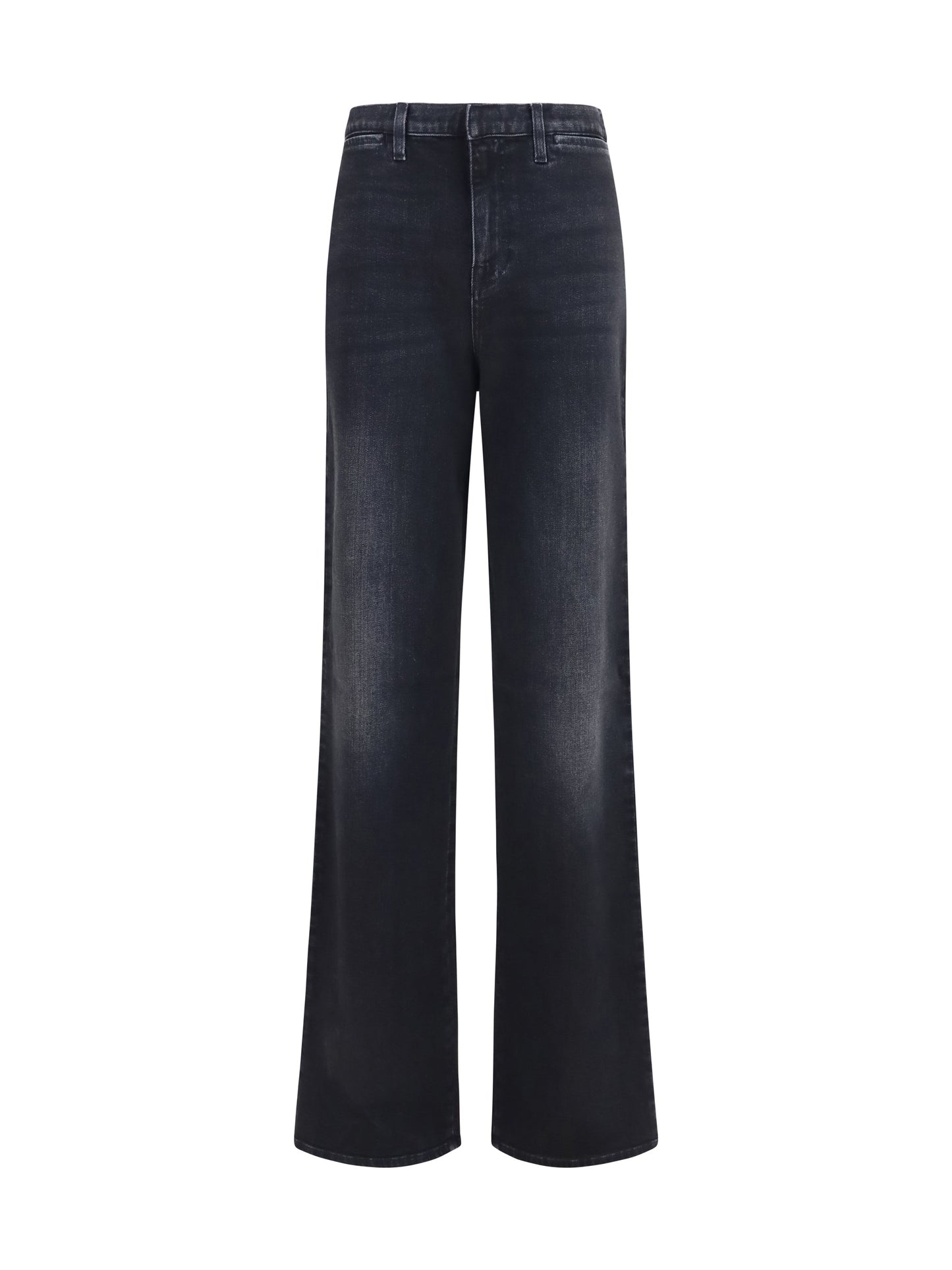 Gucci Women Stretch Cotton Jeans With Web Stripe