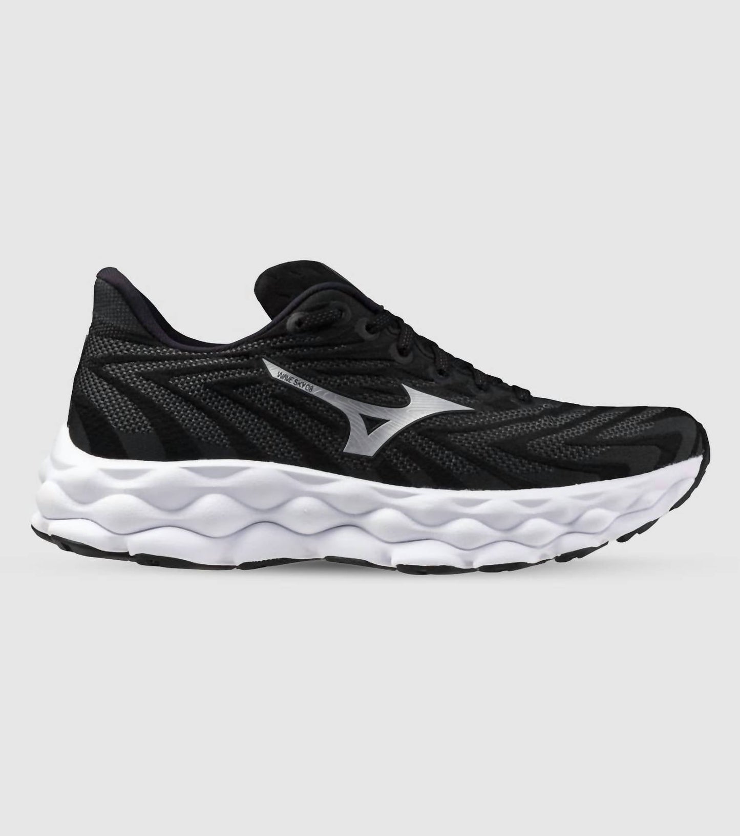 Men's Wave Horizon 8 Running Shoes In Black/ White