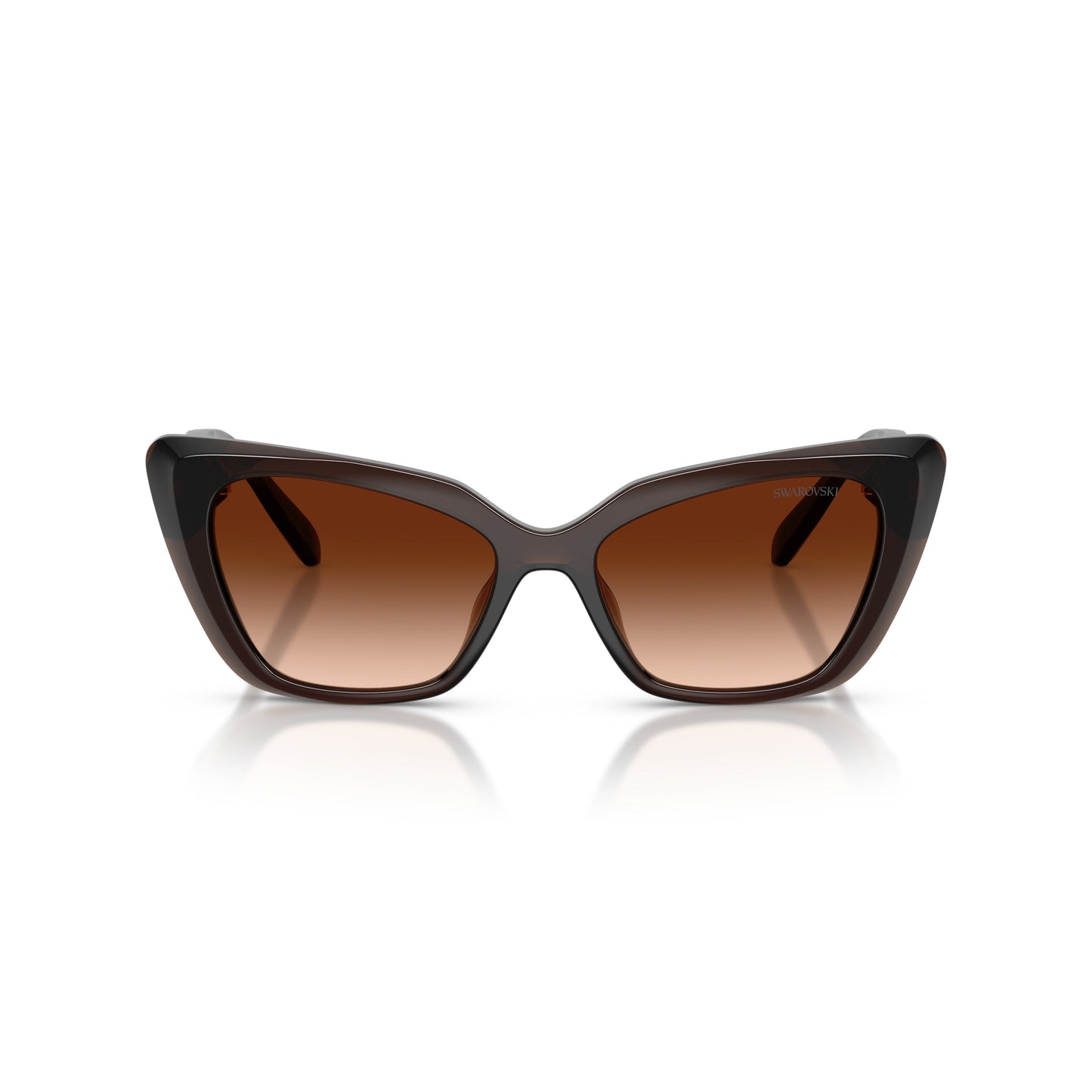 0Sk6047 Bold Cat-Eye Sunglasses with Gradient Lenses