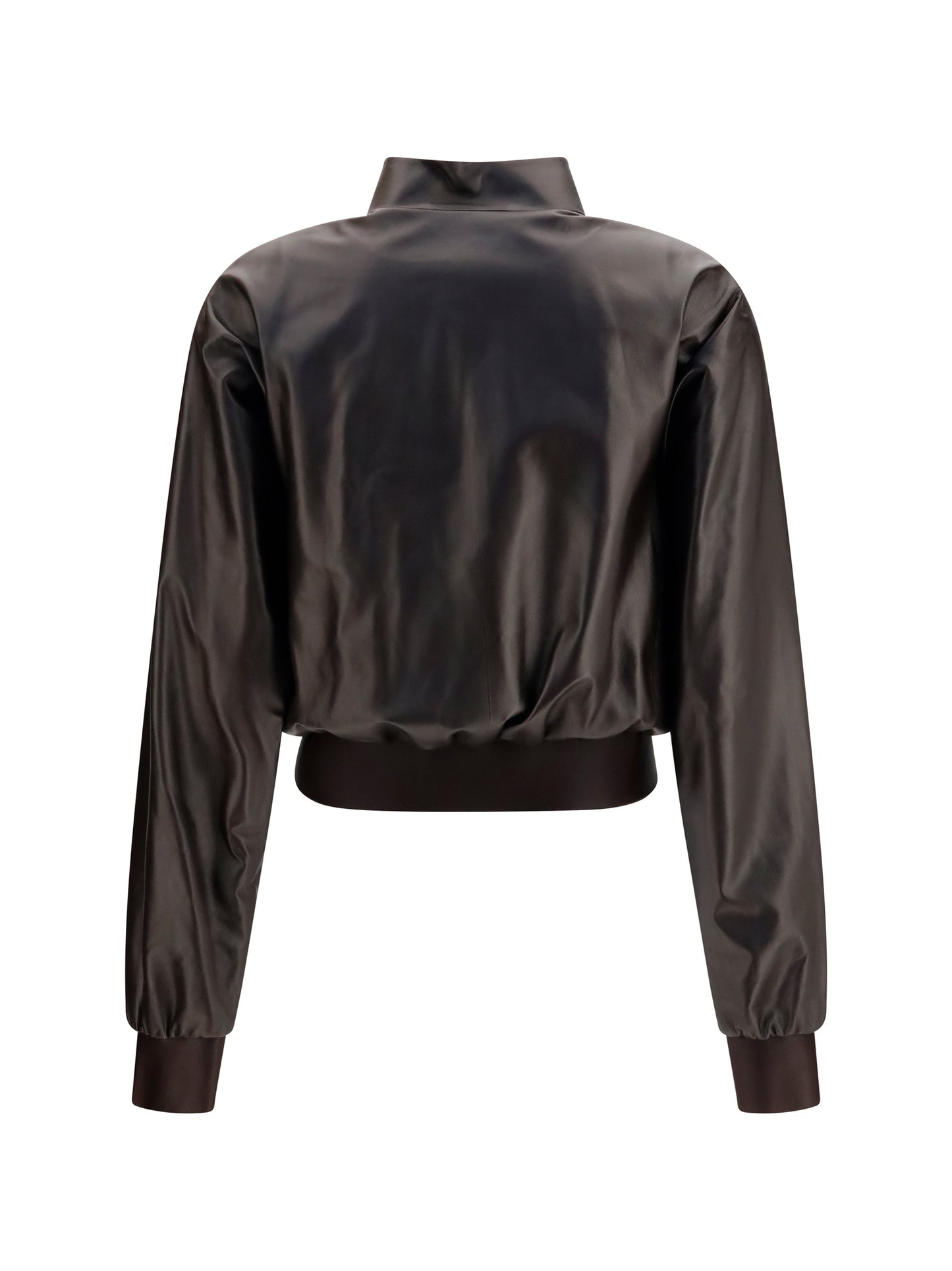 Gucci Women Soft Nappa Bomber Jacket