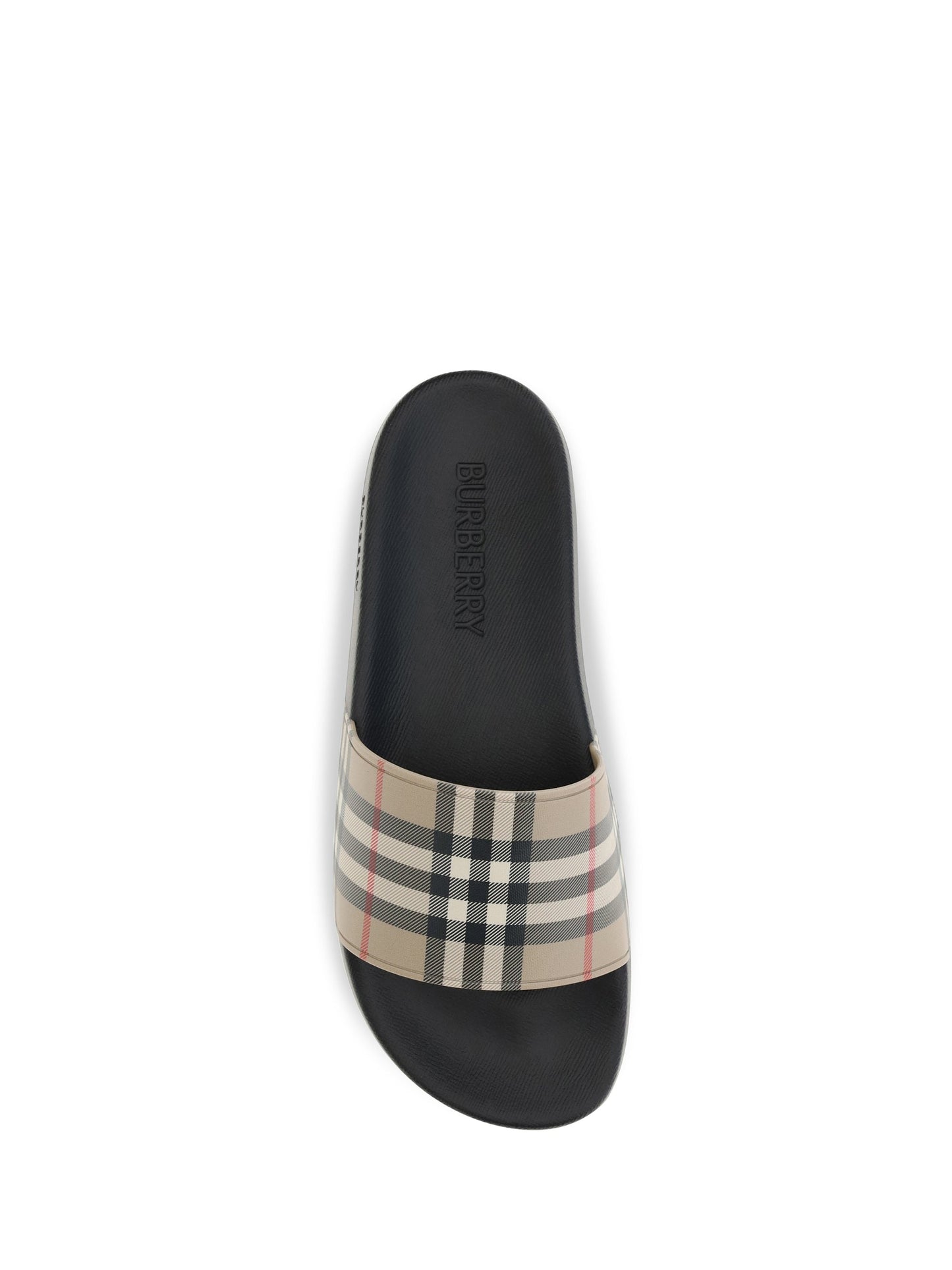 Burberry Men Check Slides
