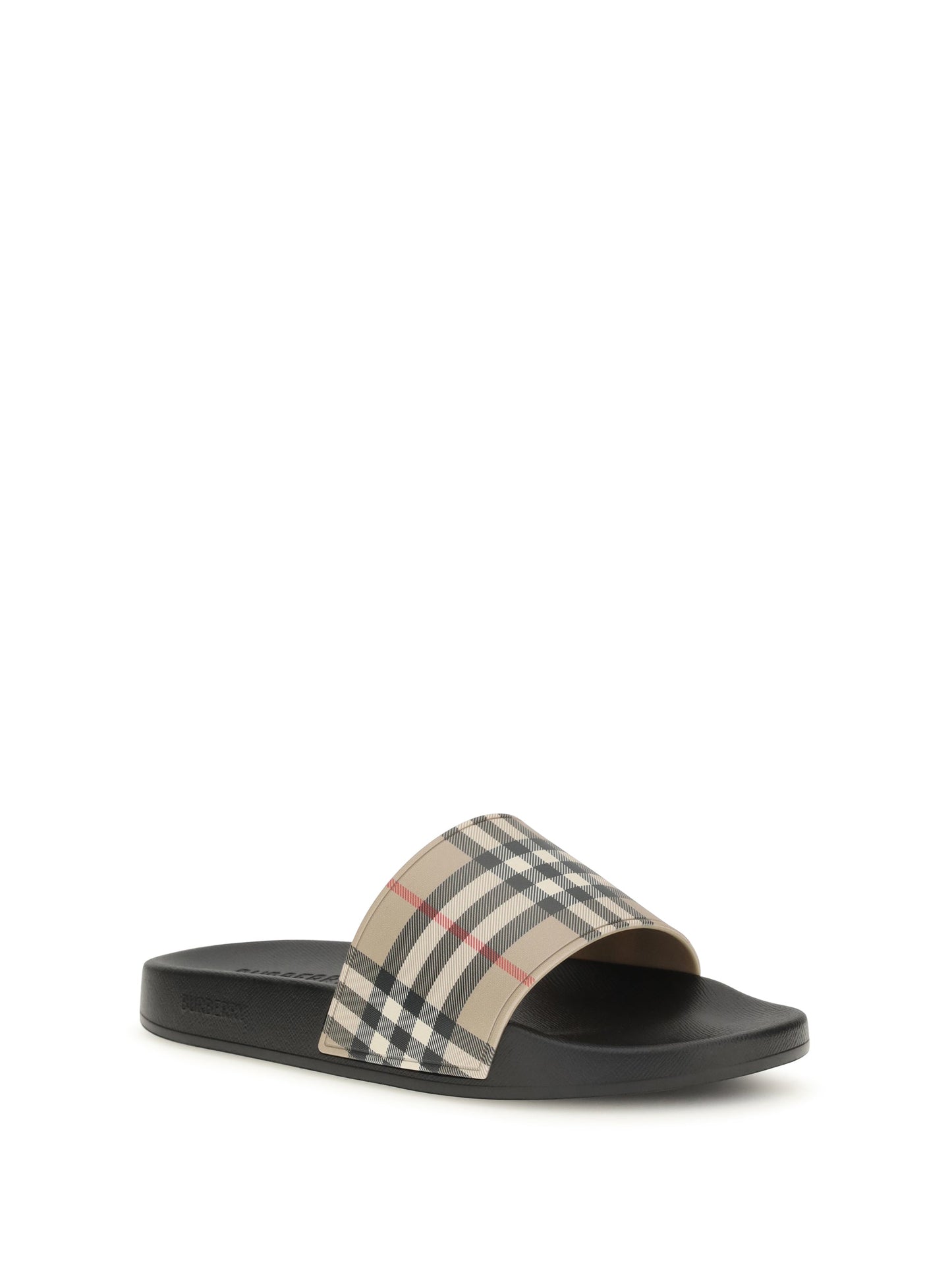Burberry Men Check Slides