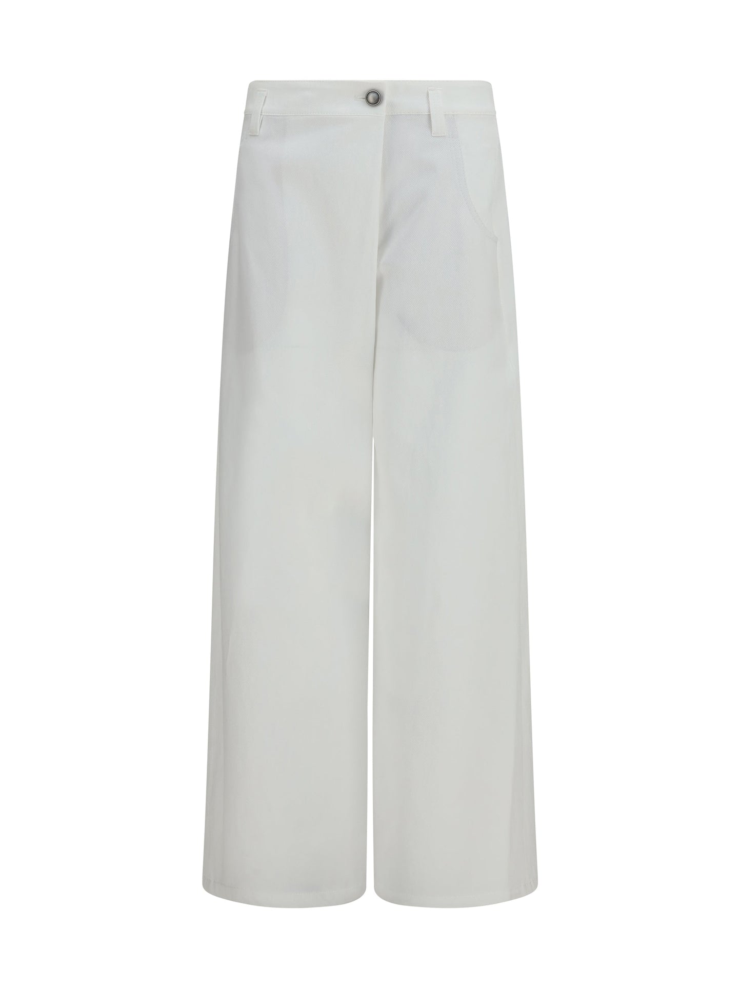 Brunello Cucinelli Women Straight-Leg Cotton Pants