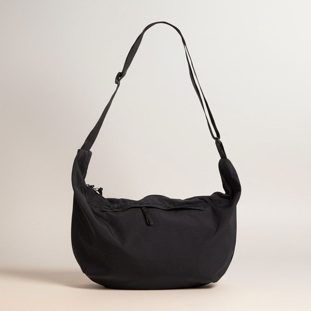 Lightweight Solid Slouchy Sling Shoulder Crossbody Bag