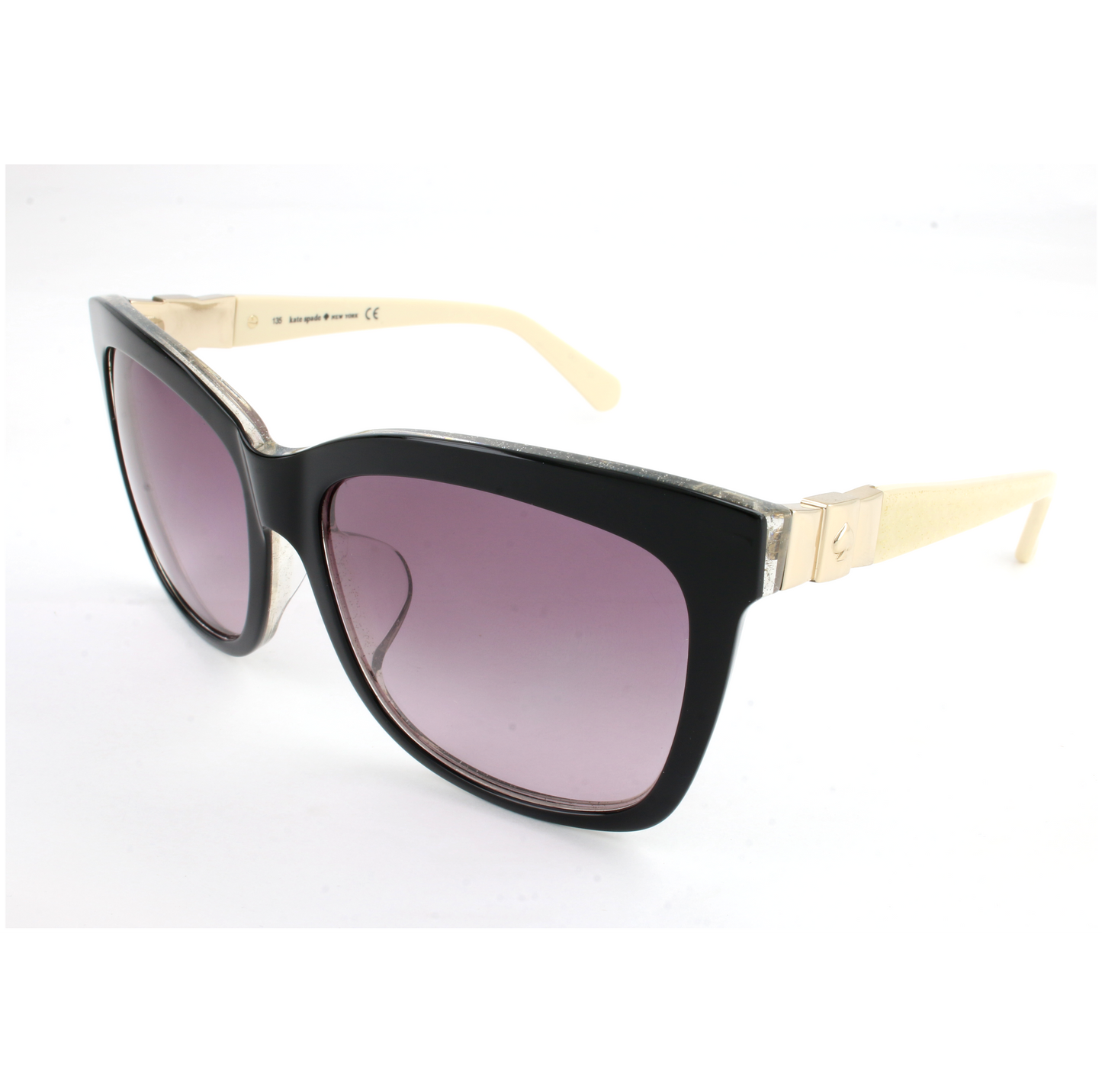 Kate Spade Women's 56 mm Black Sunglasses