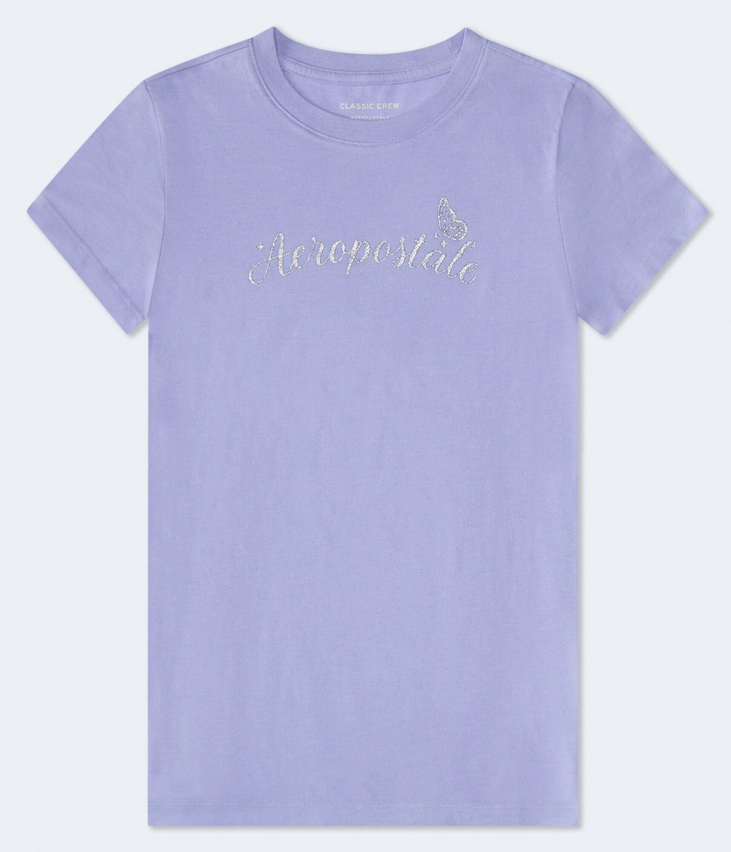 Aeropostale Butterfly Glitter Graphic Tee