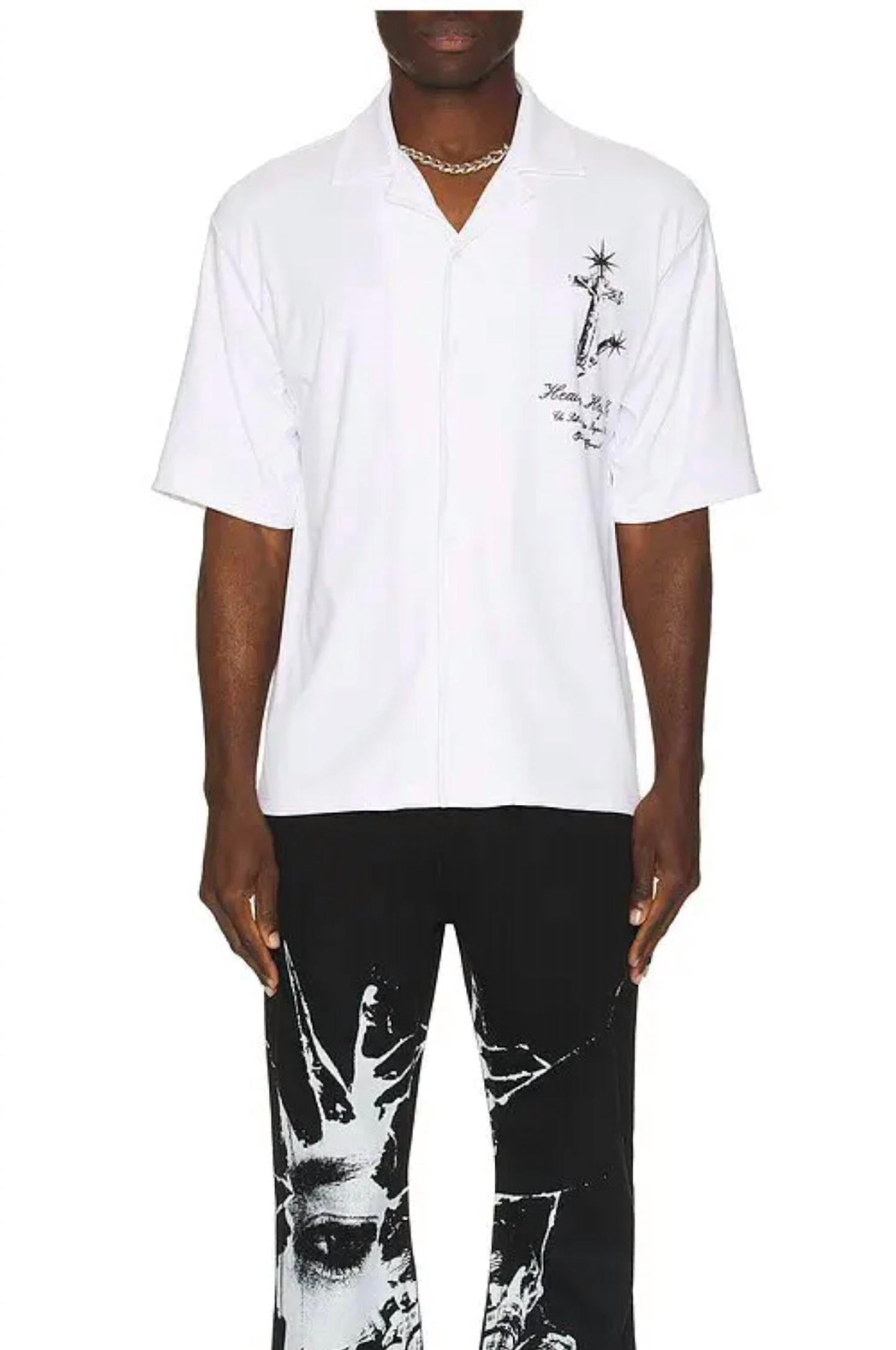 Heaven Help Shirt In White