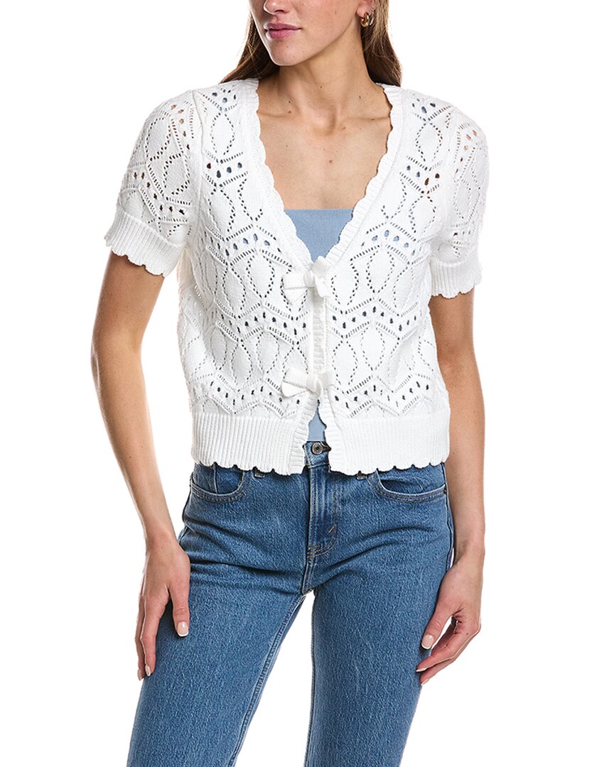Design History V-Neck Bow Cardigan