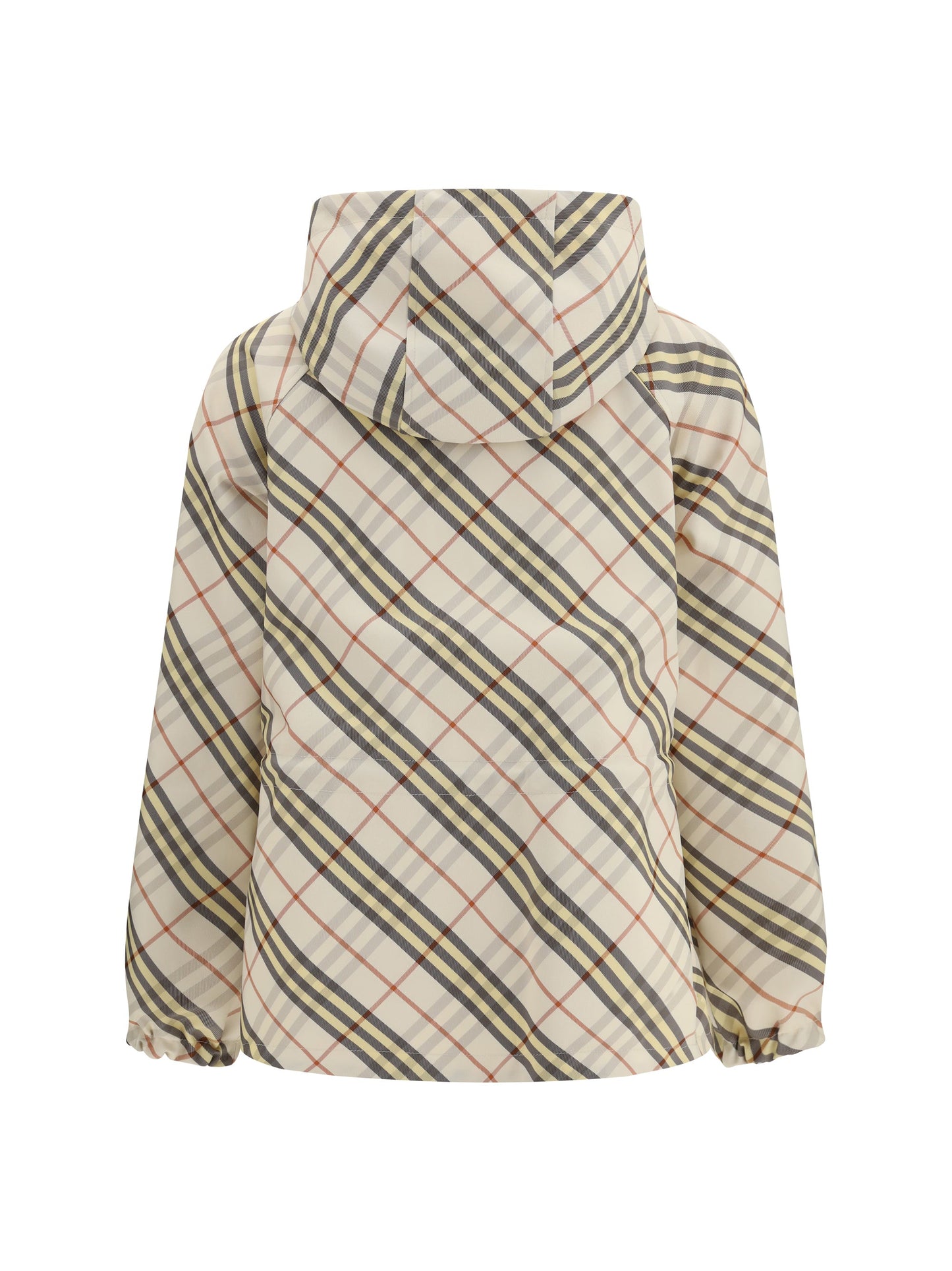 Burberry Women Reversible Check Hooded Jacket