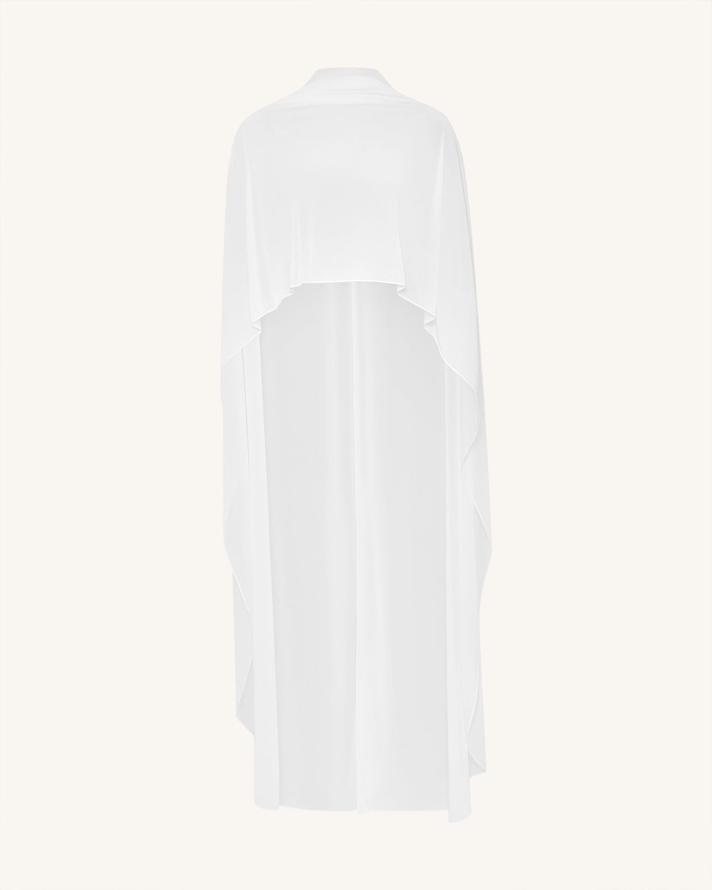Tulle Cape Shawl - White