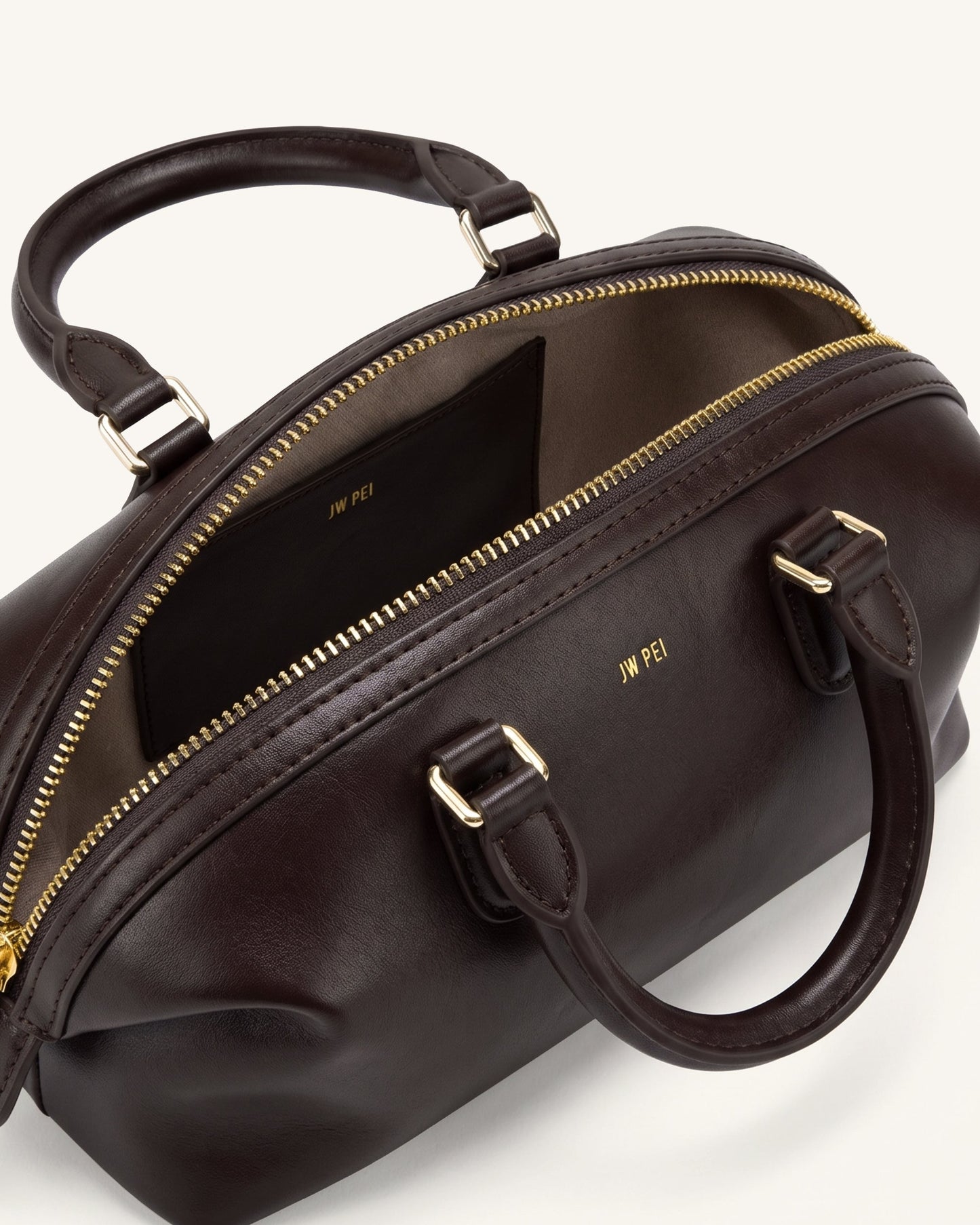 Arlo Top Handle Bag - Dark Brown