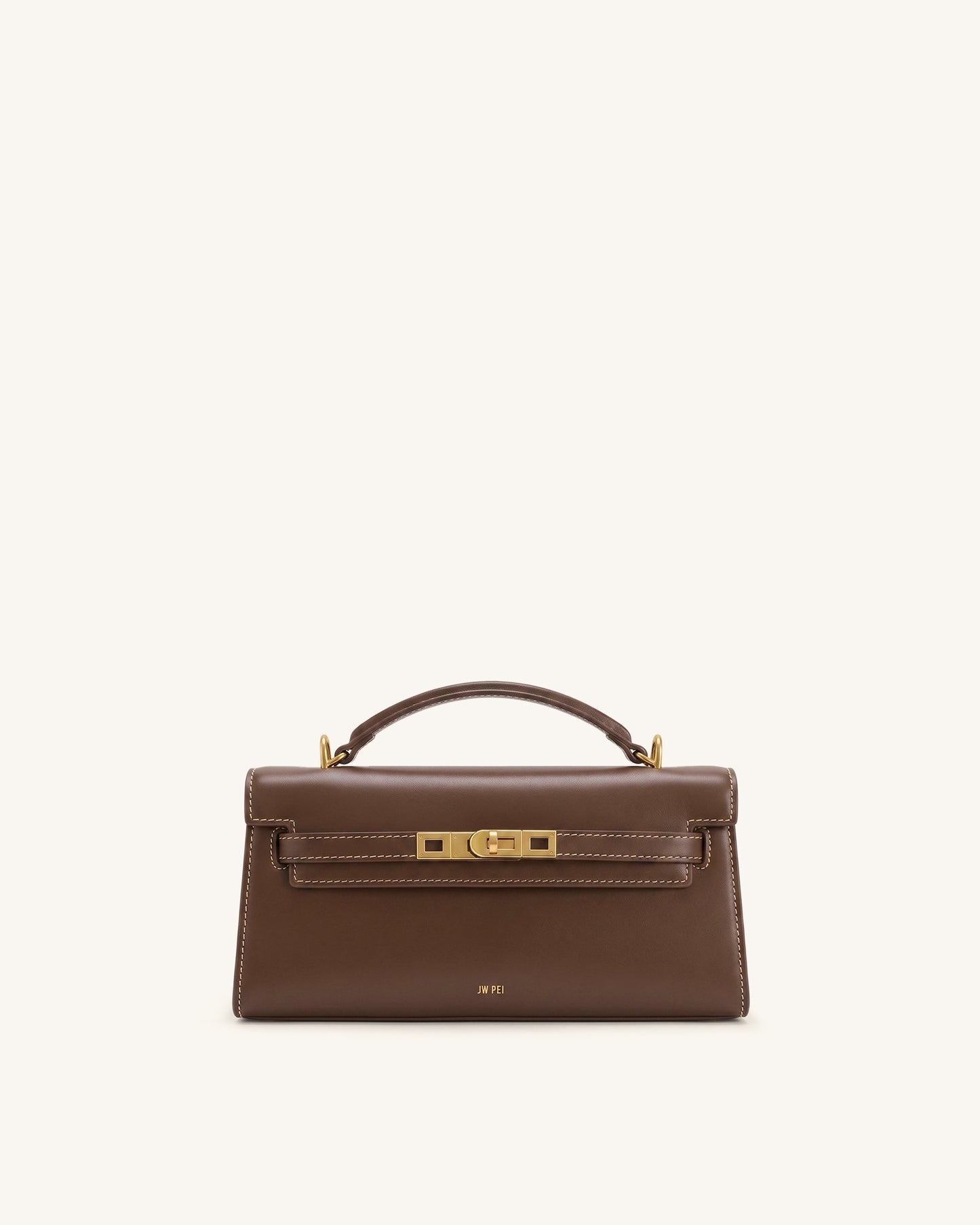 Noor Top Handle Bag - Amber Brown