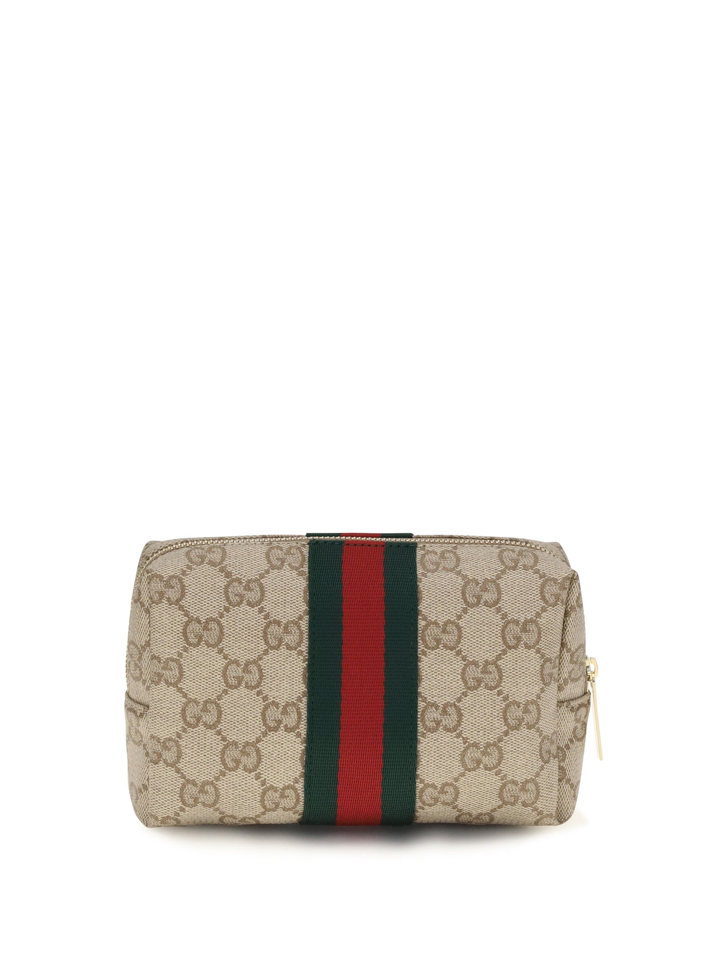 Gucci Women Medium Beauty Case With Web Stripe
