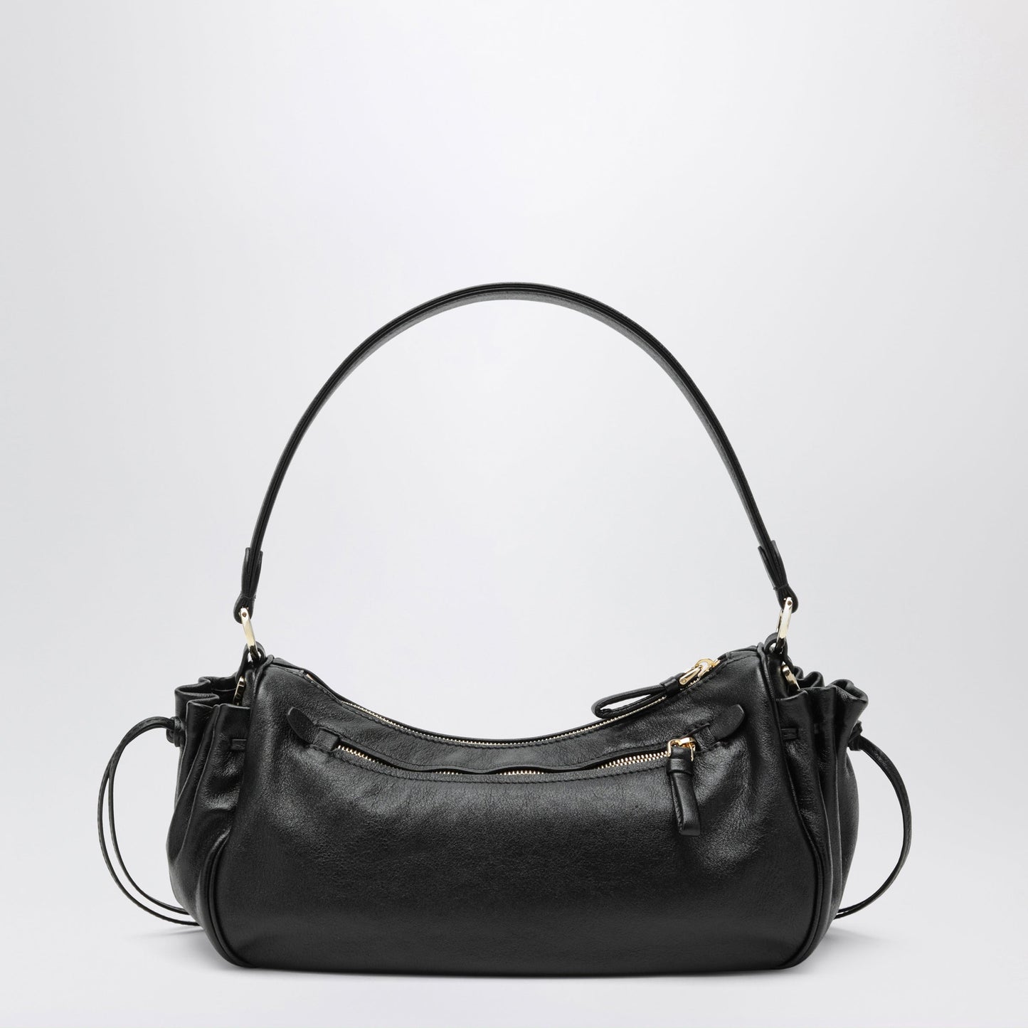 Prada Small Black Leather Bag Women