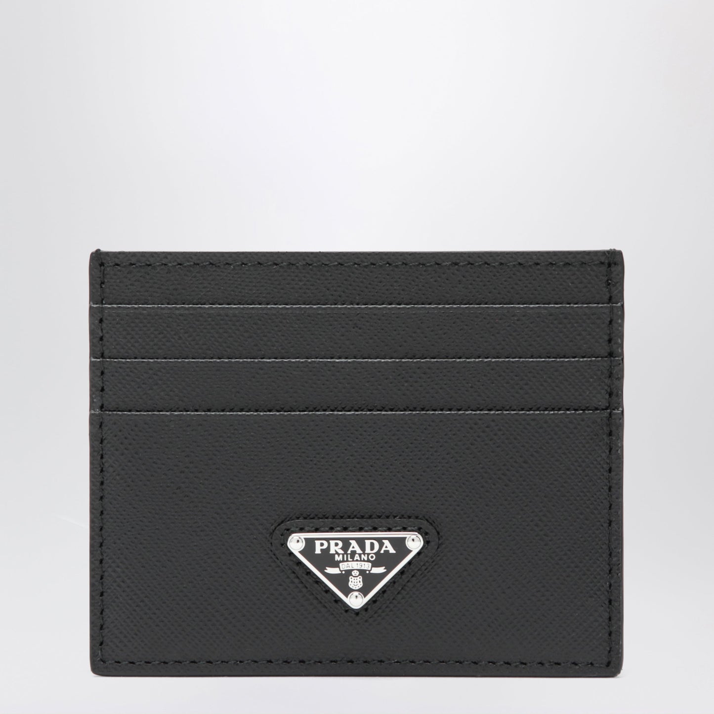 Prada Black Saffiano Card Holder Women