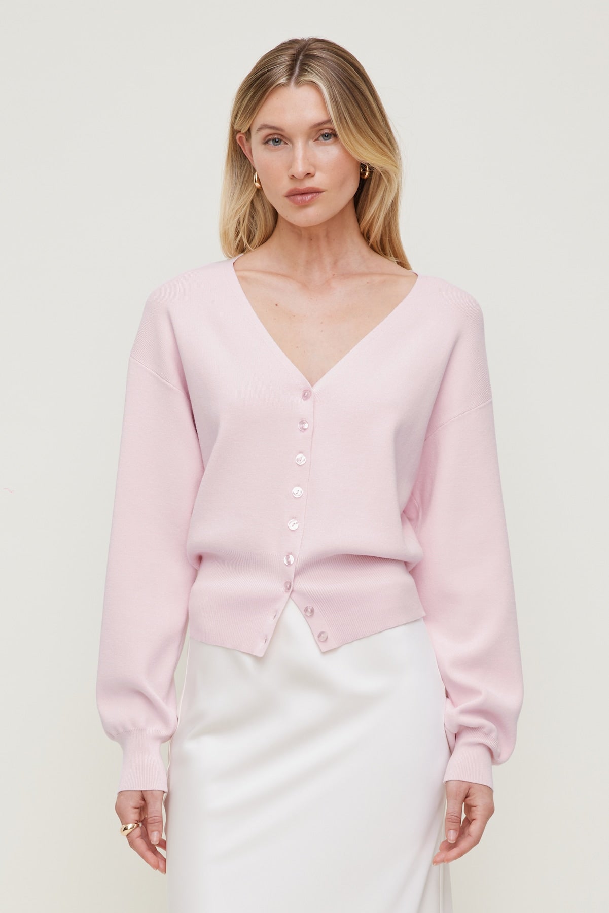 V Neck Cardigan