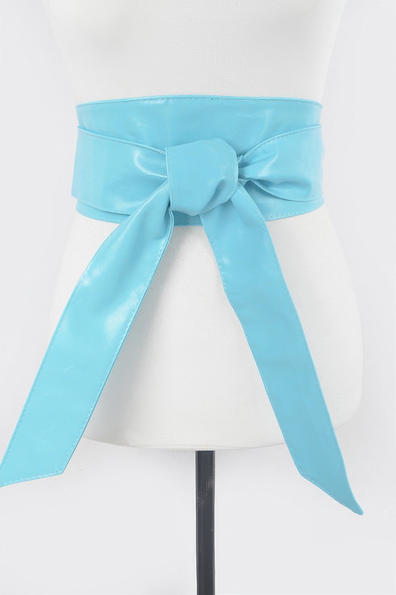 Faux Leather Tie Up Belt