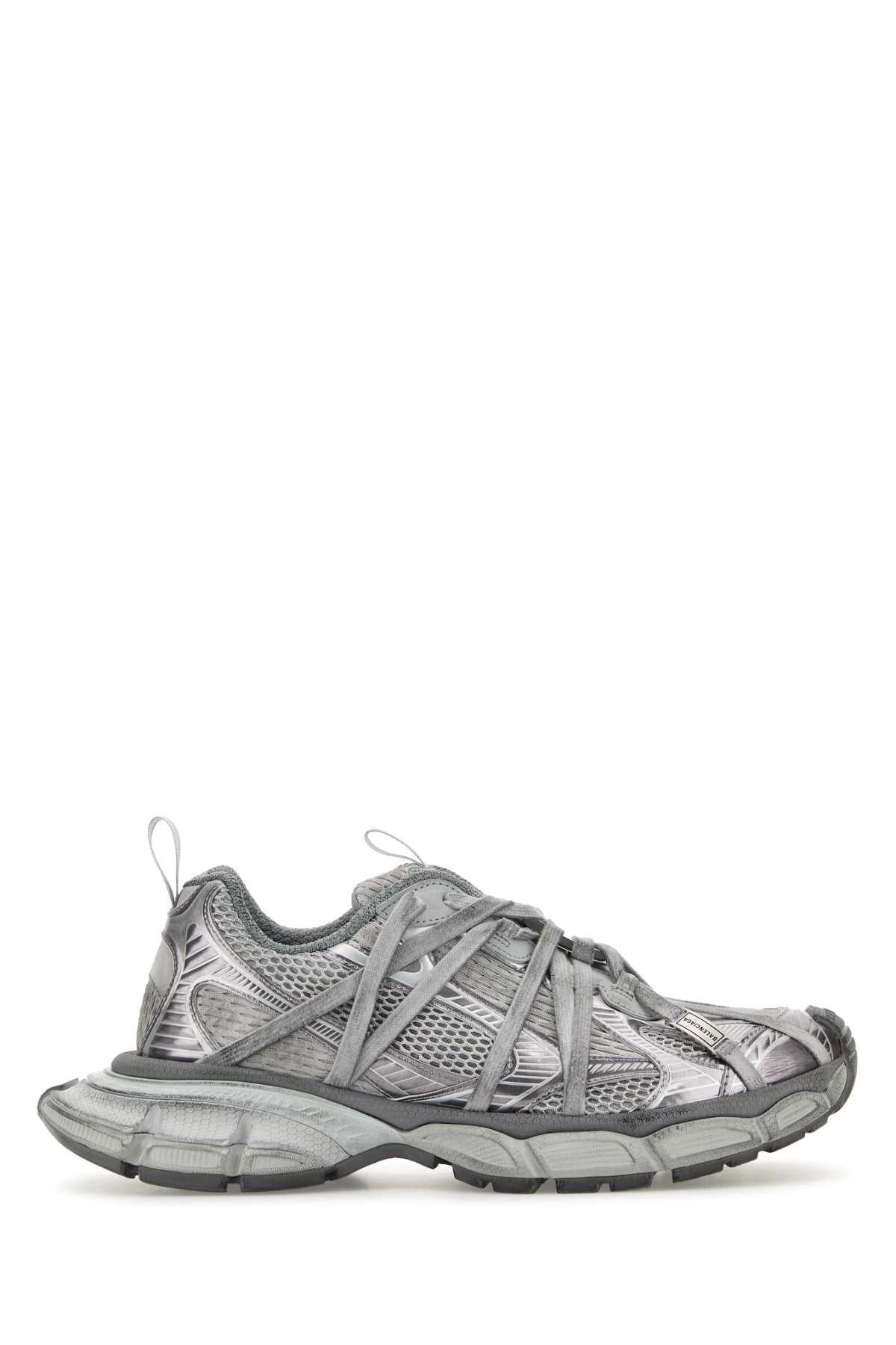 Balenciaga Men Grey Mesh And Rubber 3Xl Extreme Sneakers