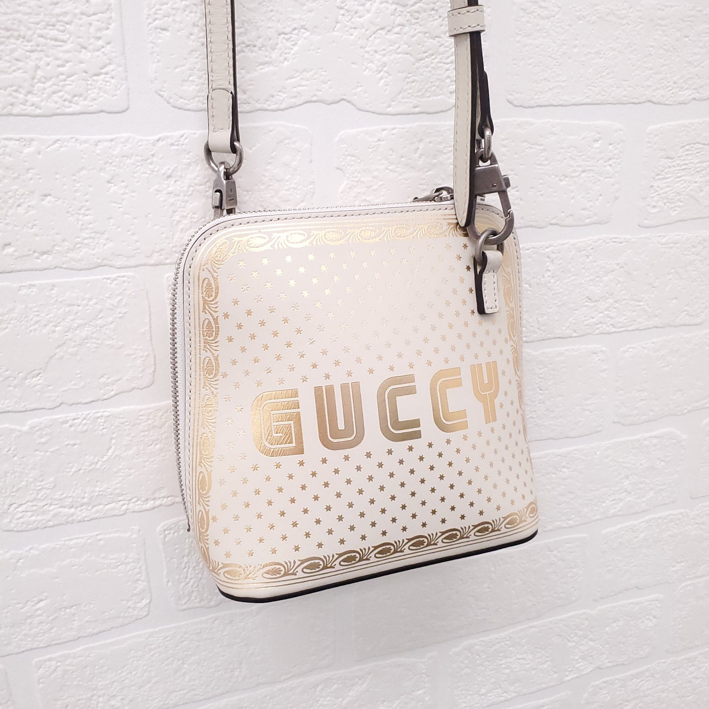 GUCCI OPHIDIA LOGO MOON & STAR CROSSBODY ($2450)