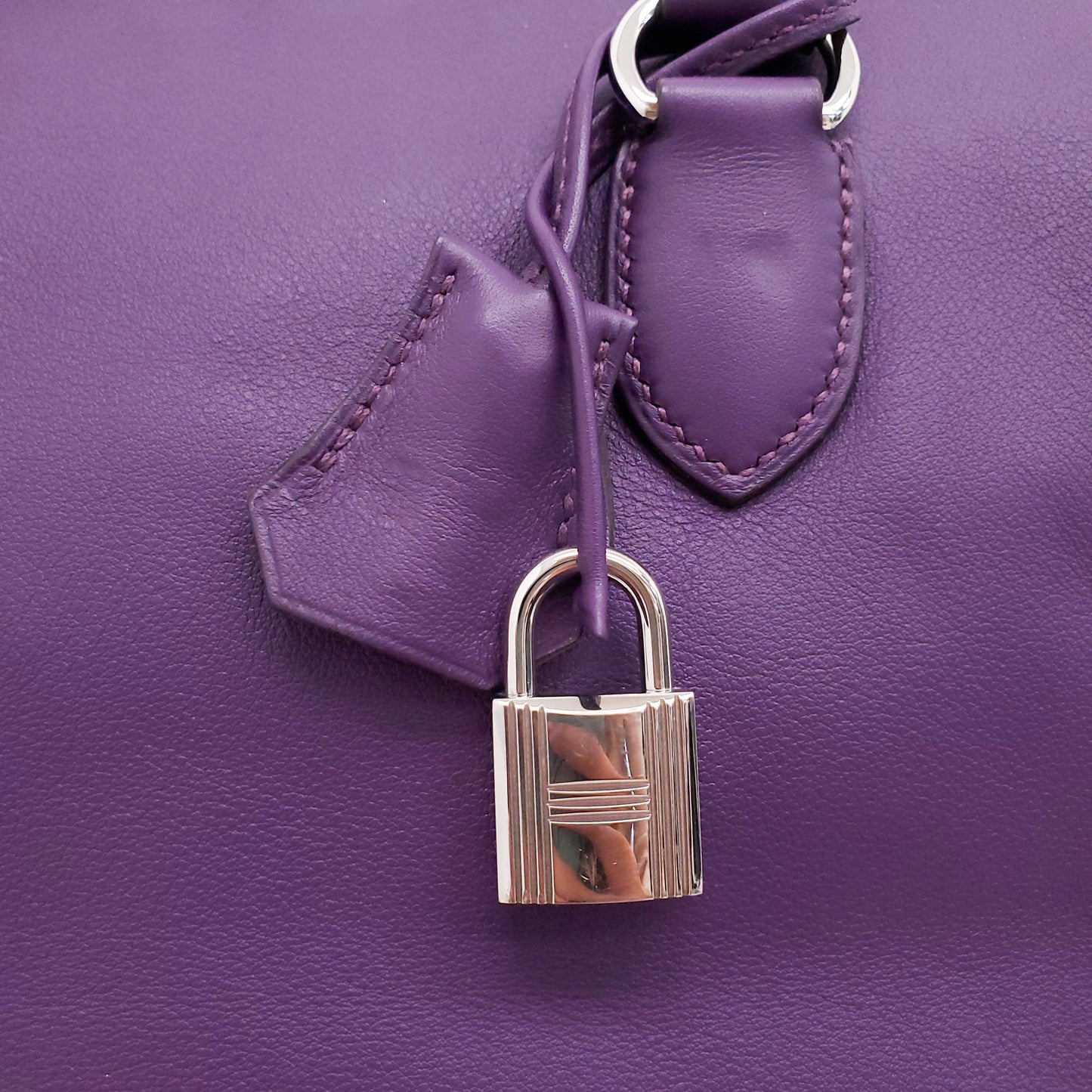 HERMÈS PURPLE TOOLBOX BAG
