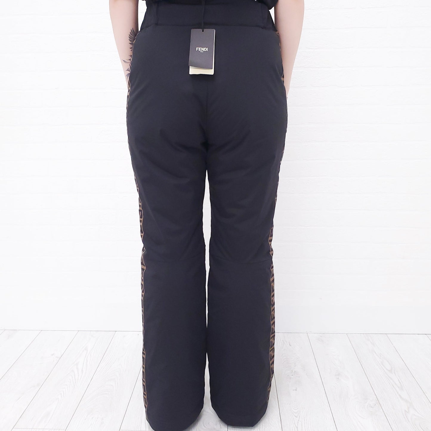 FENDI LOGO SKI PANTS - SIZE 46/12