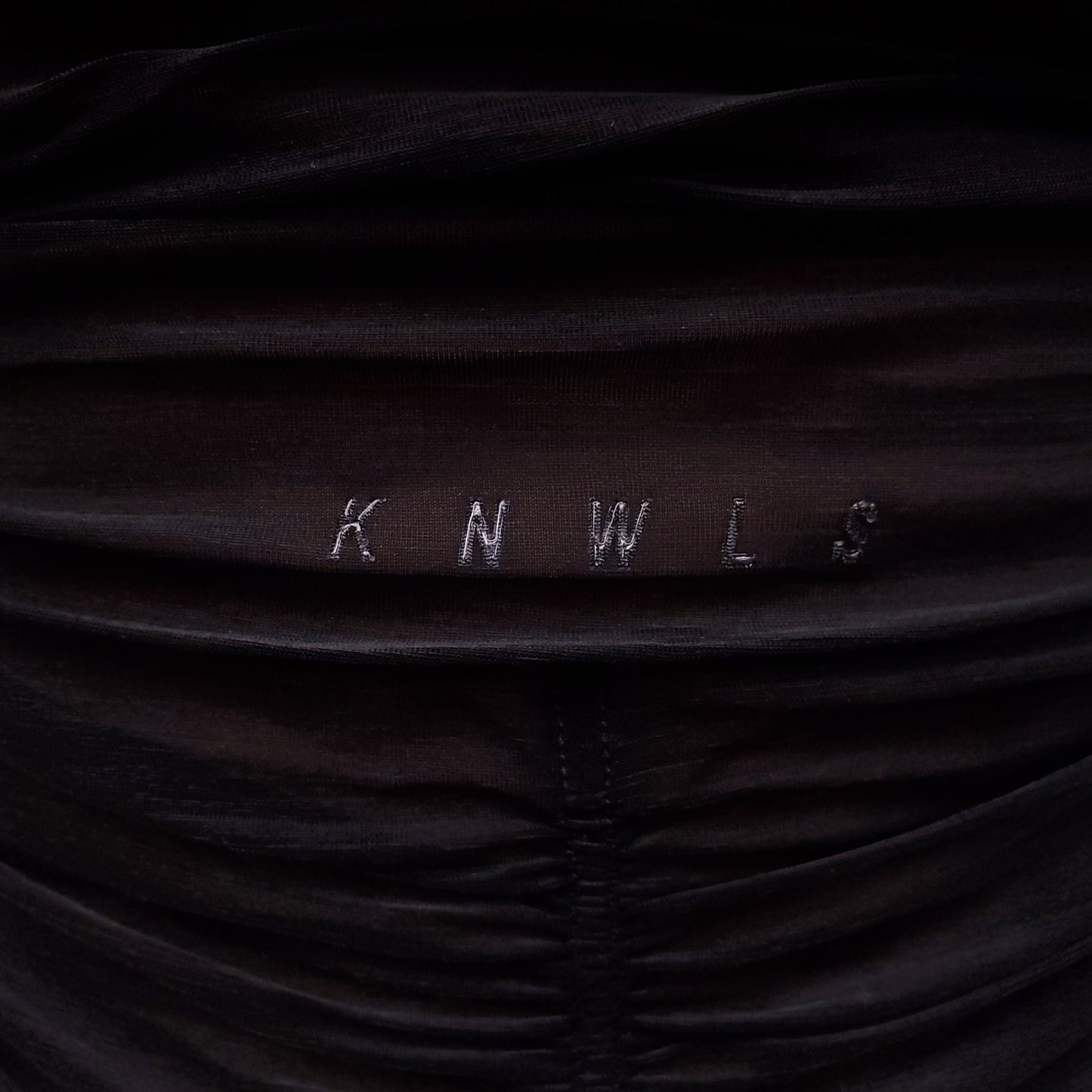 KNWLS RUCHED MINI DRESS - SIZE 14 (SIZE 8 US)
