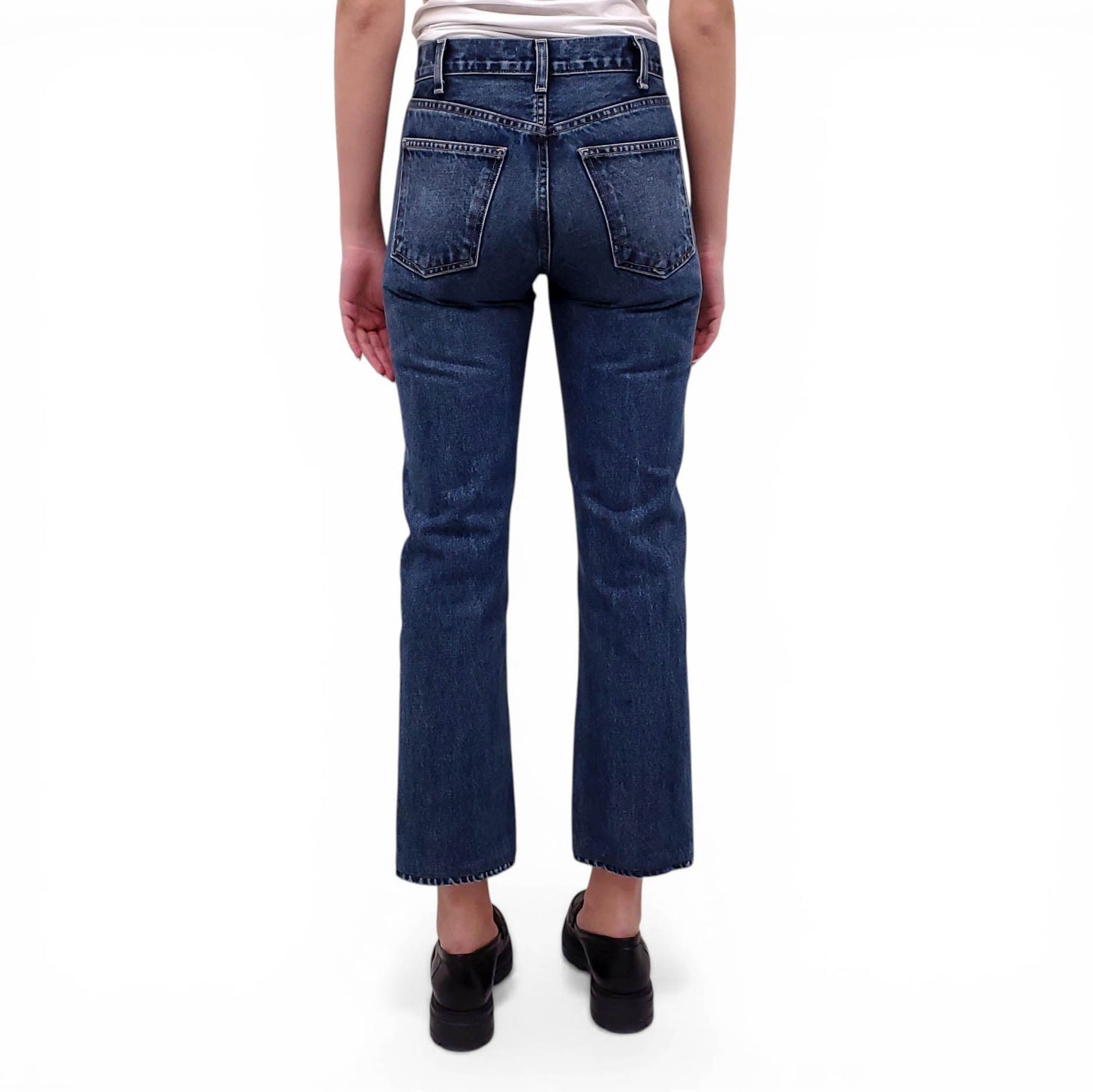 NILI LOTAN DARK WASH 'SMITH' JEANS - SIZE 24