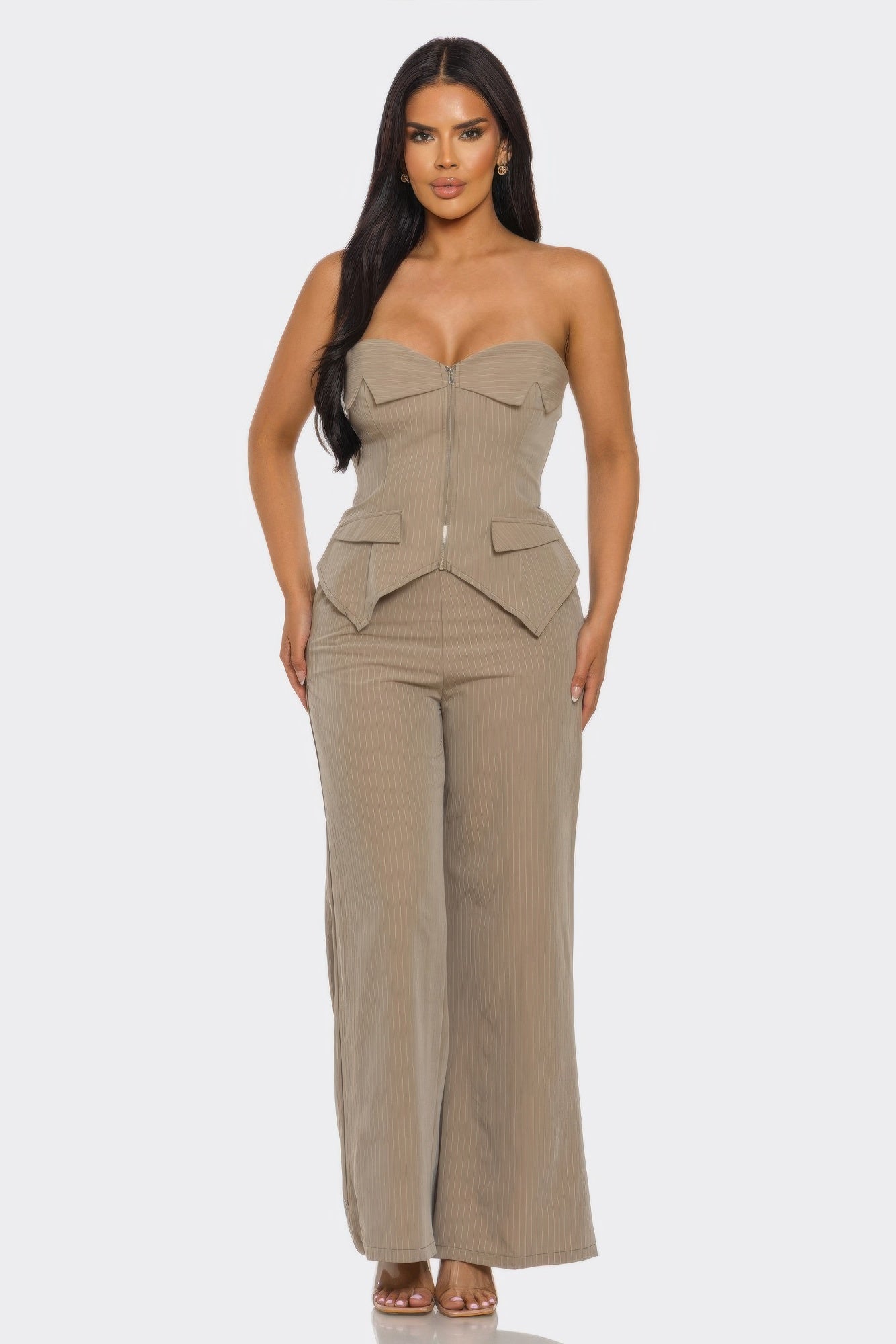 The Power Structure Pinstripe Set