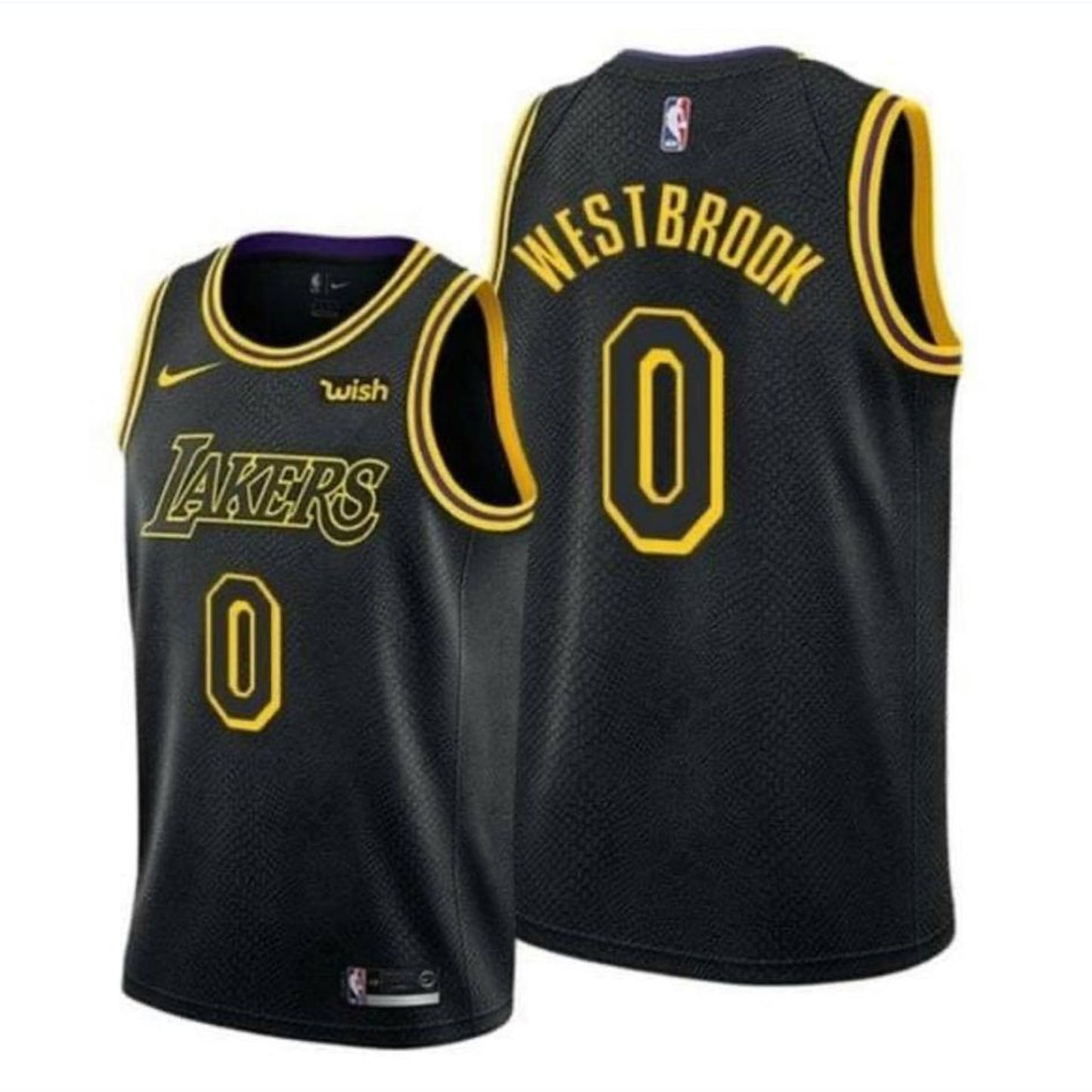 Russel Westbrook Los Angeles Lakers 0 Jersey