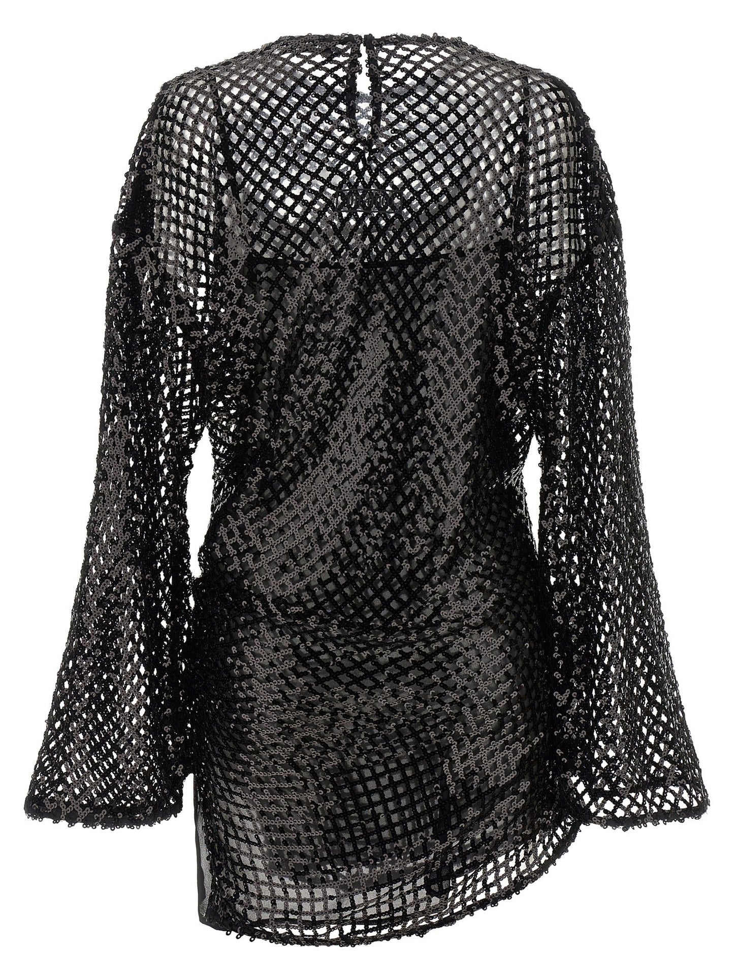 The Attico Women Sequin Mesh Dress