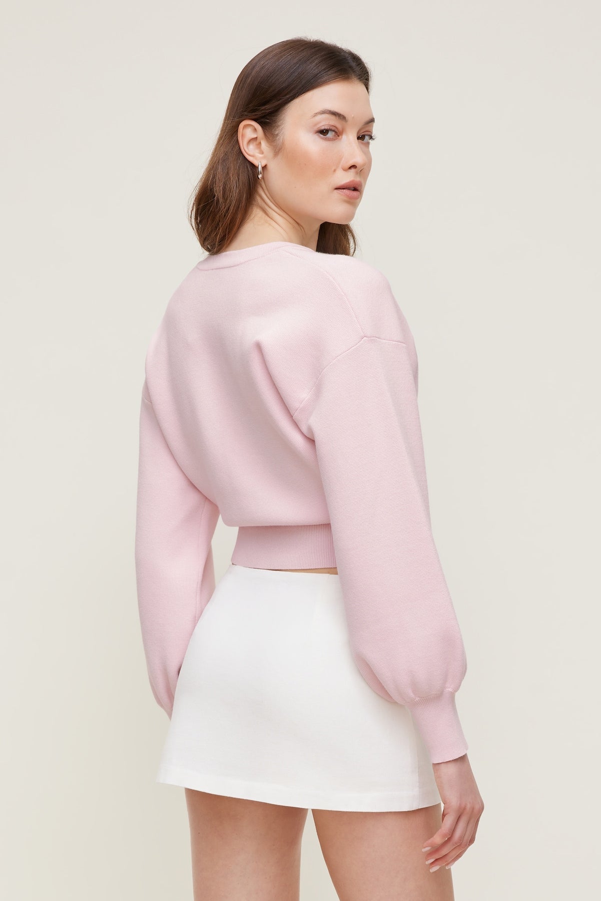 Balloon Sleeve Cardigan
