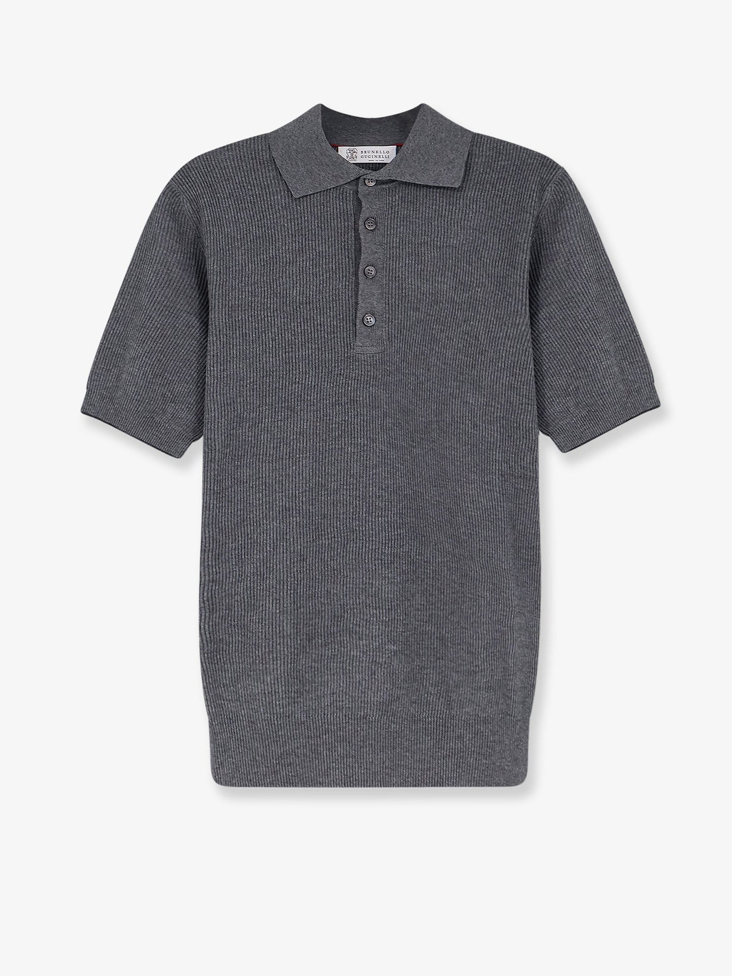 Brunello Cucinelli Men Cotton Polo Shirt