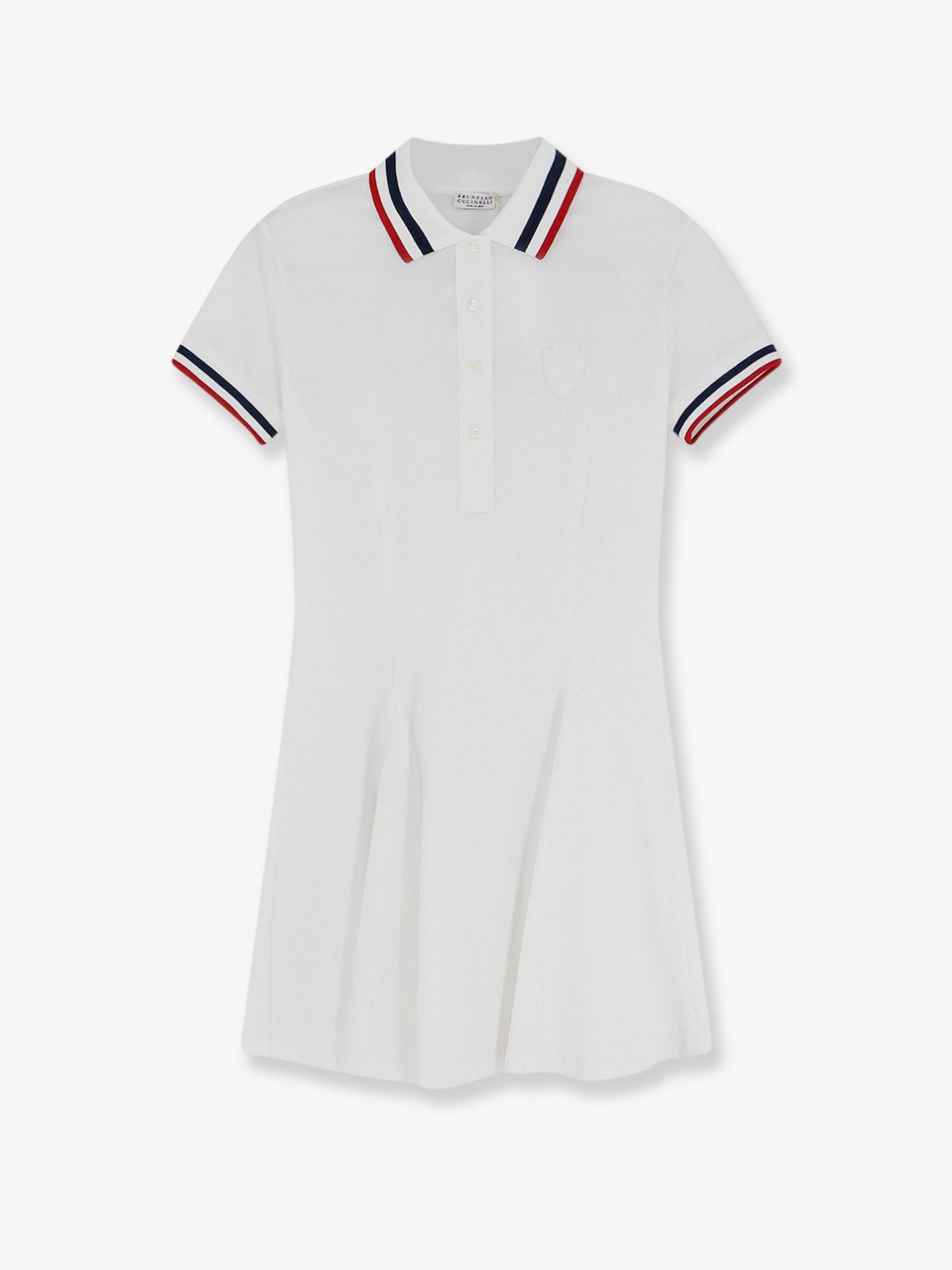 Brunello Cucinelli Women Stretch Cotton Piquet Mini Dress