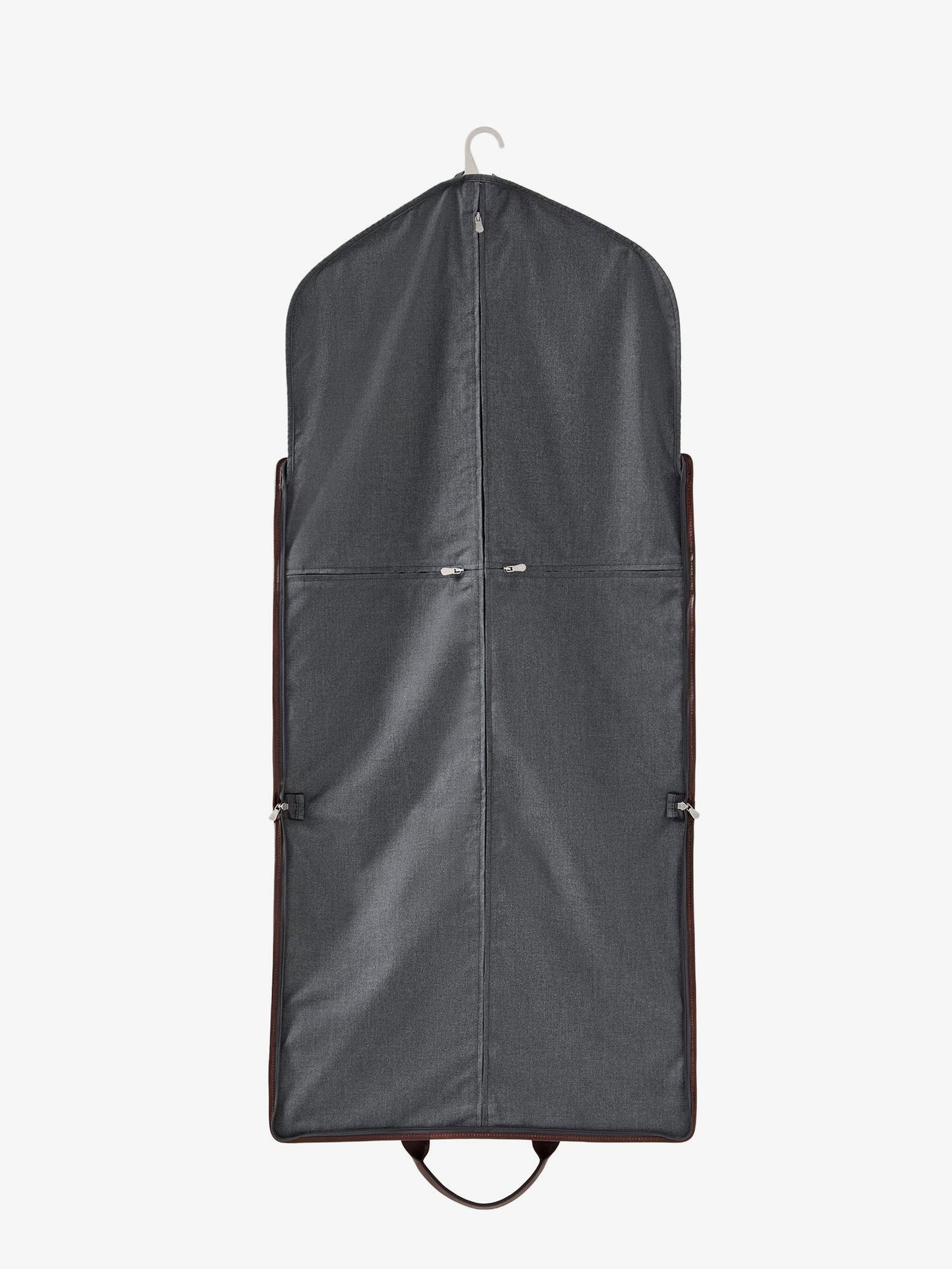 Brunello Cucinelli Men Technical Fabric And Leather Garment Bag