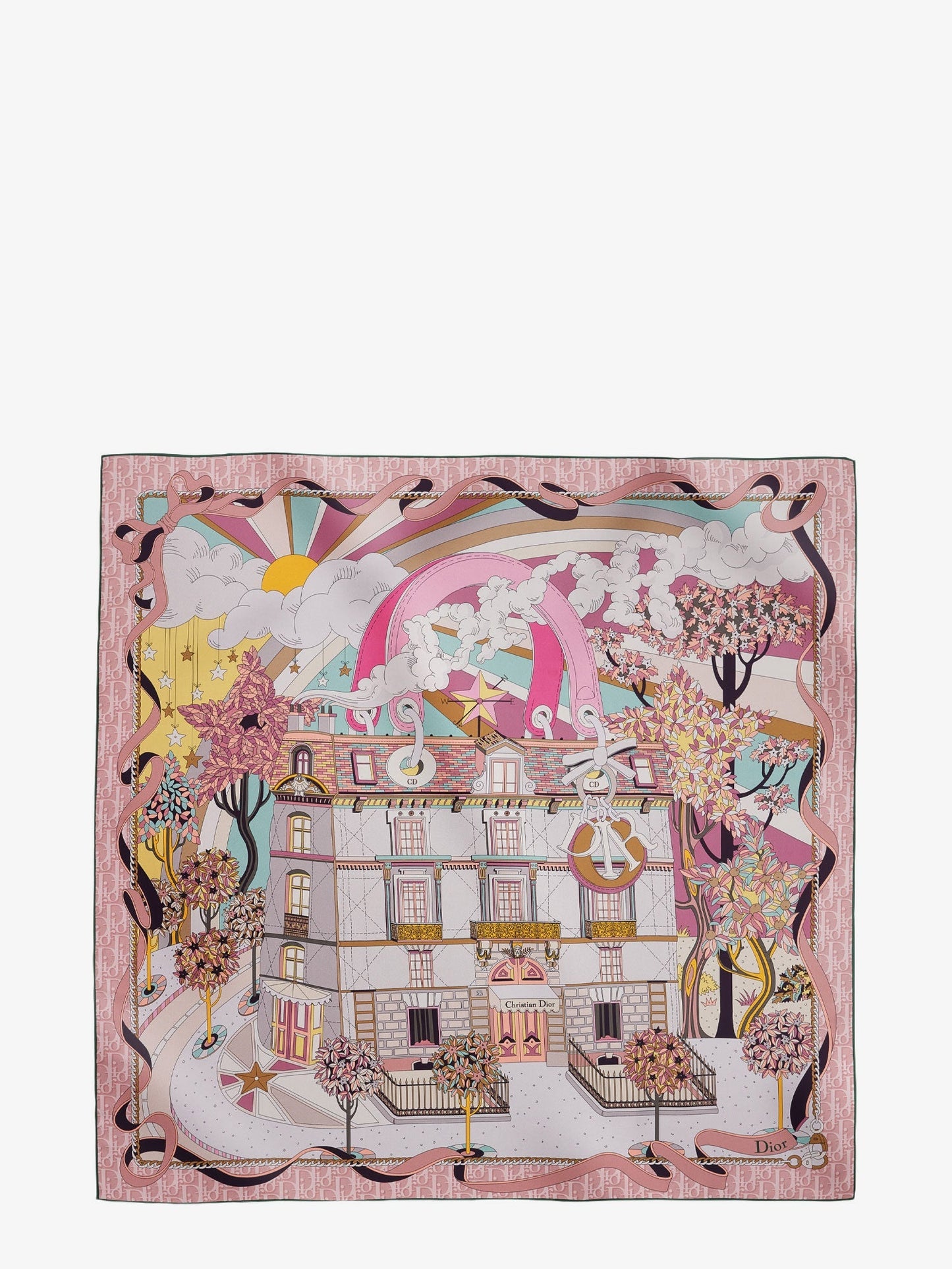 Dior Women Dior Avenue 90 Silk Foulard