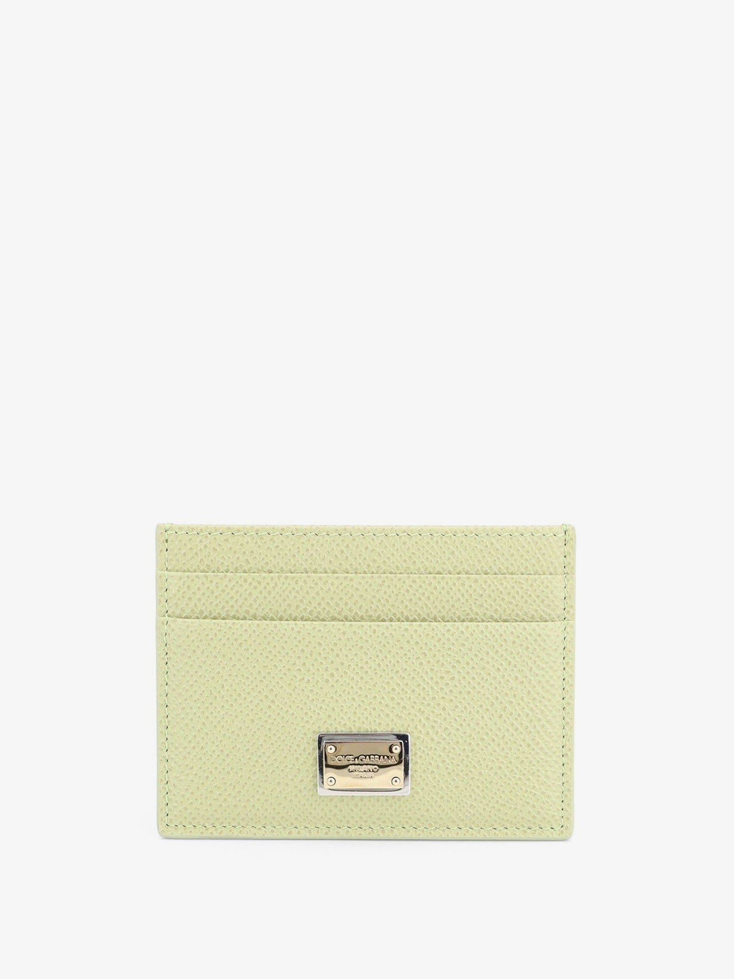 Dolce & Gabbana Women Hammered Leather Card Holder