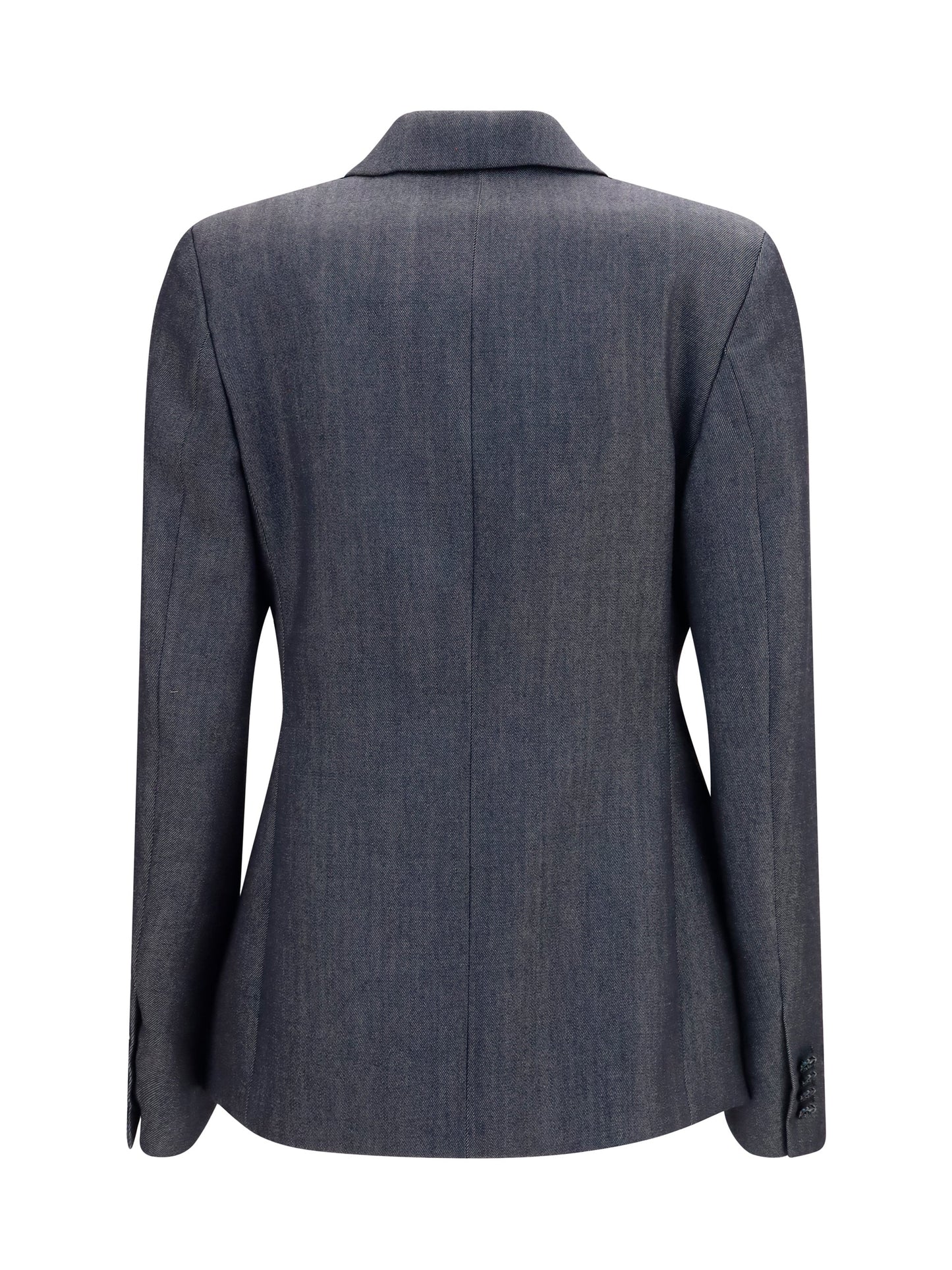 Balenciaga Women Double-Breasted Wool Blazer