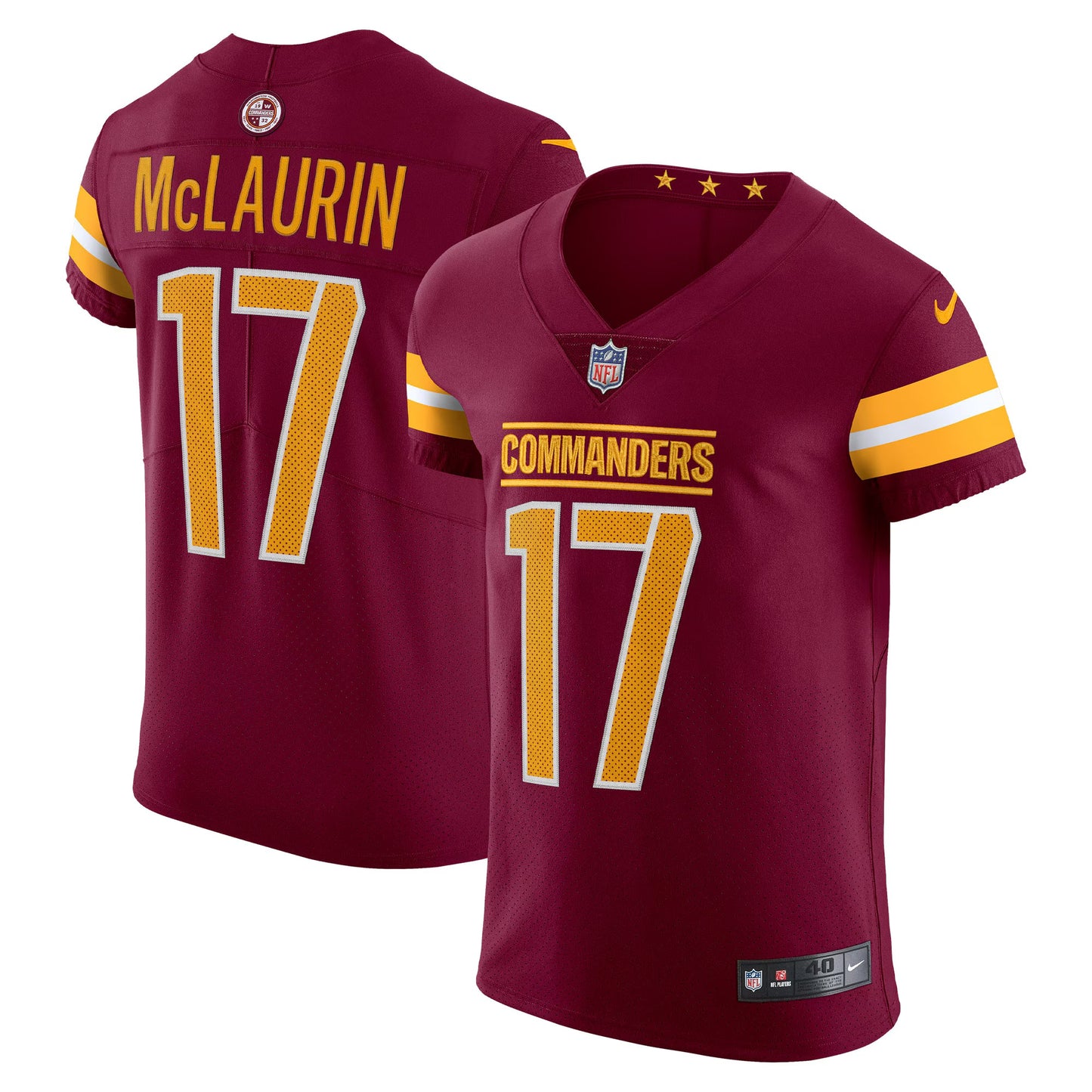 Washington Commanders Terry McLaurin Burgundy Vapor Elite Jersey