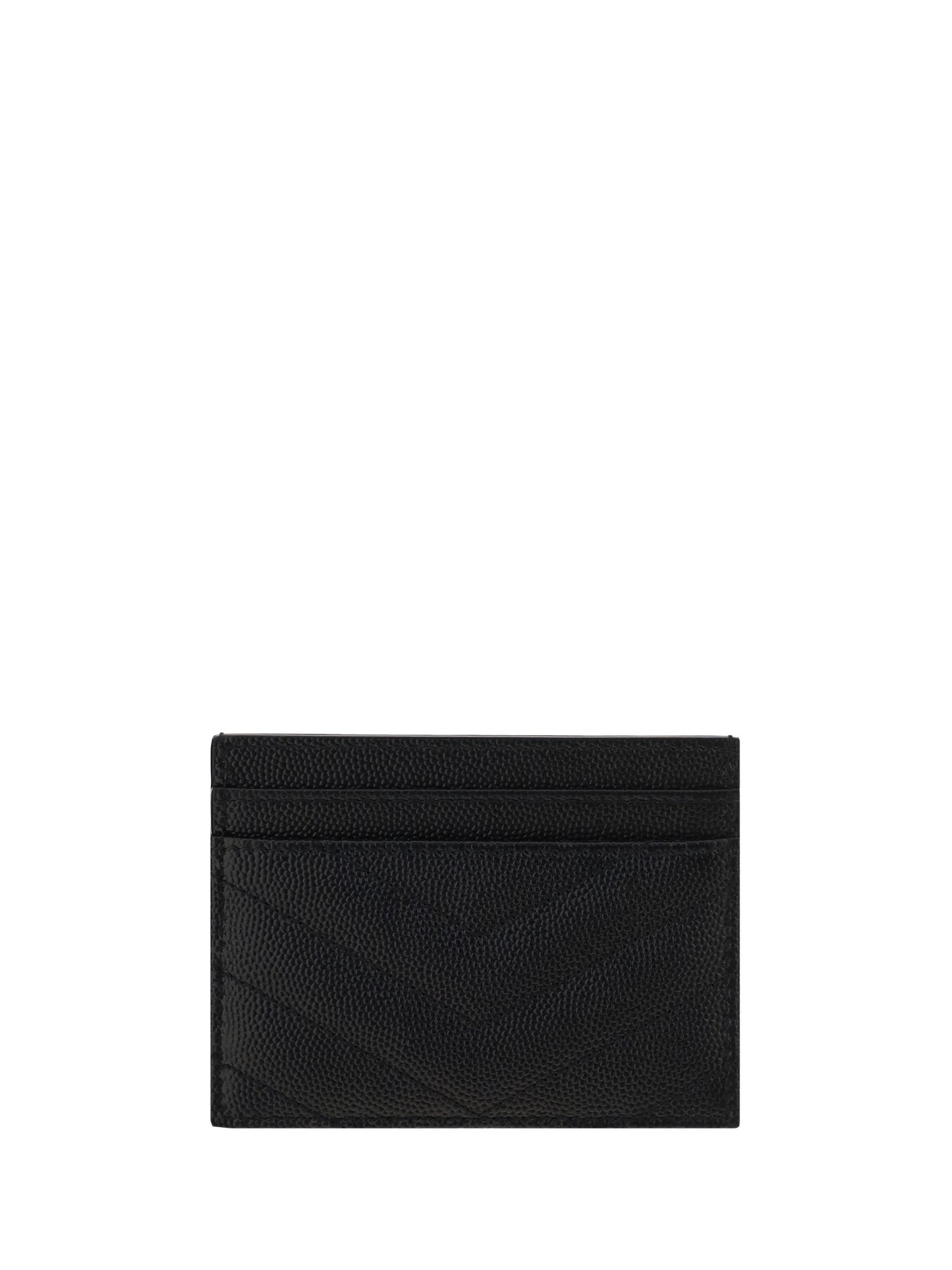Saint Laurent Women Matelassé Leather Cardholder