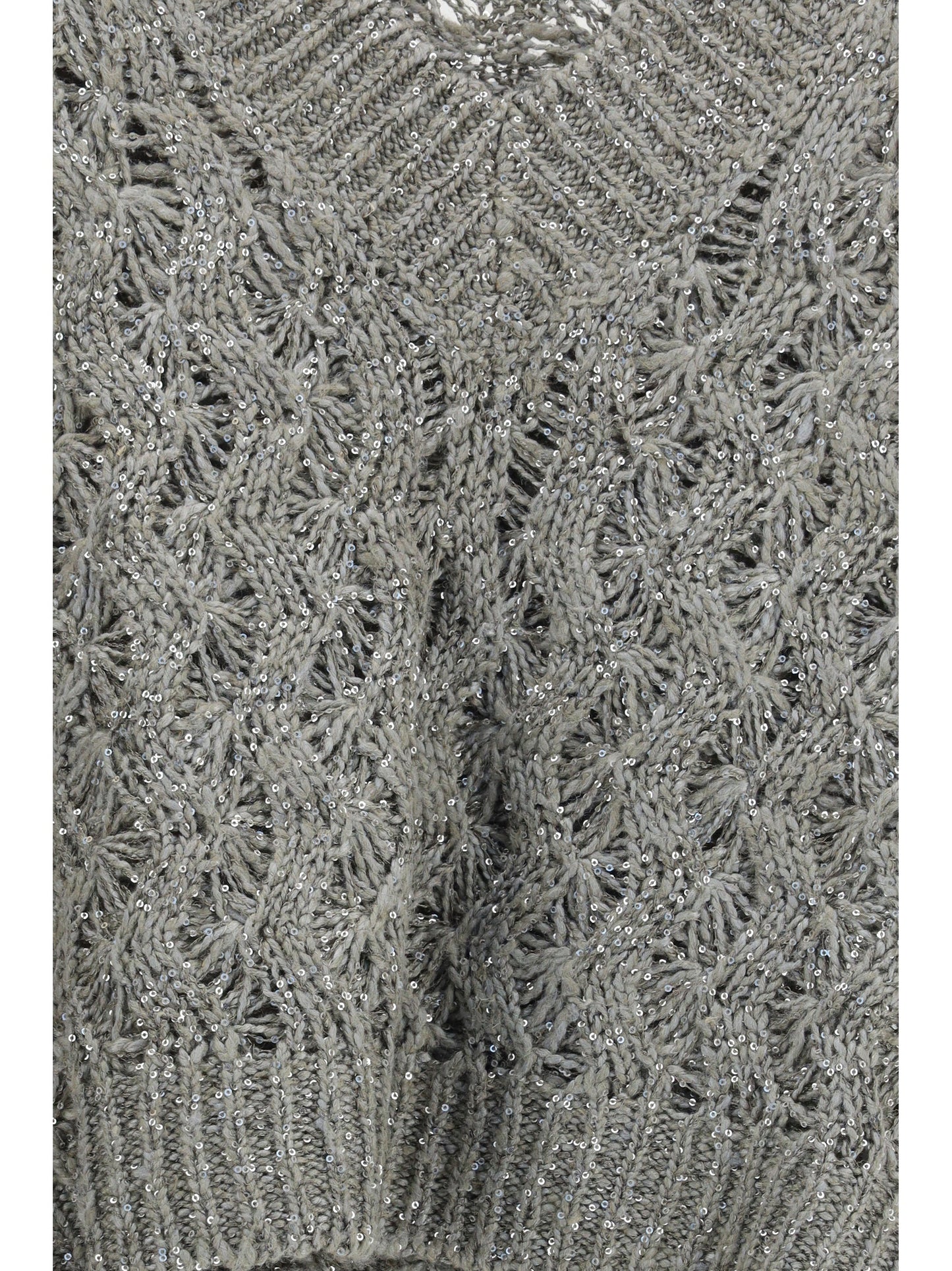 Brunello Cucinelli Women Silk Blend Sequined Vest
