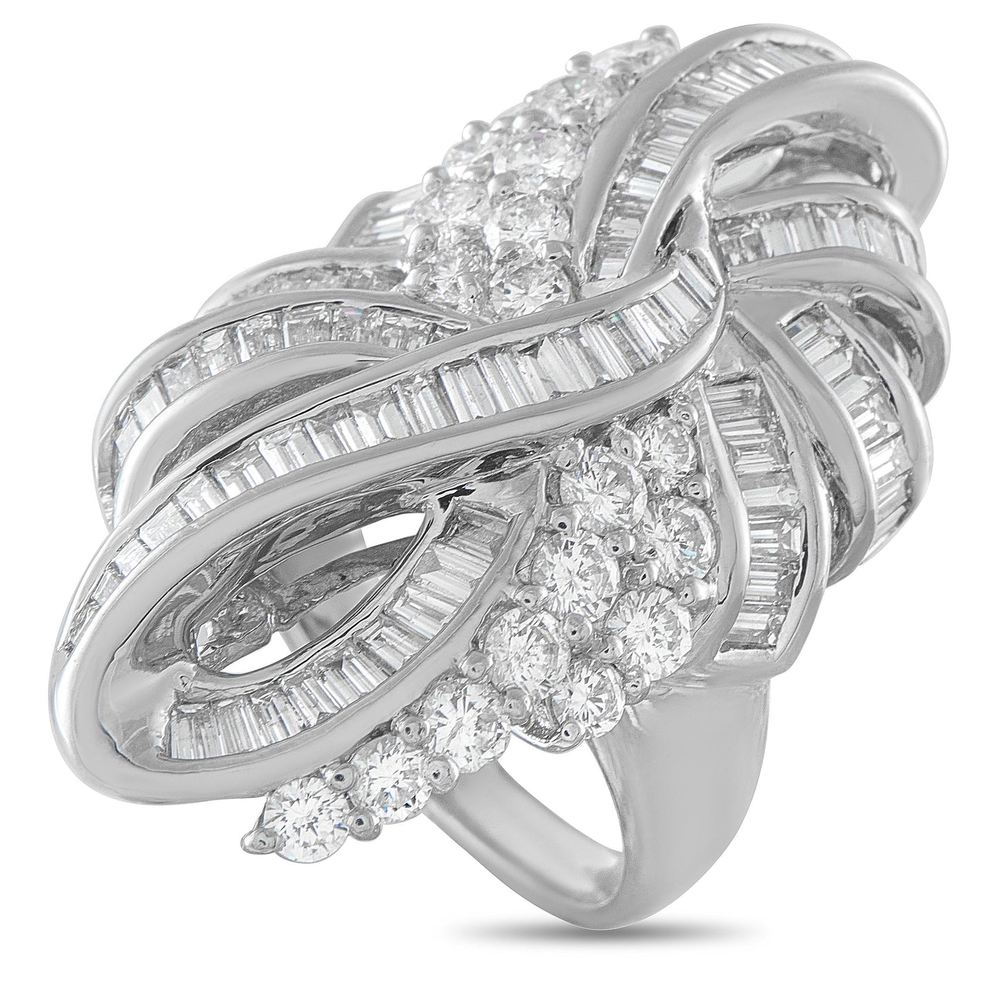 LB Exclusive Platinum 5.0ct Diamond Ring MF18-041026