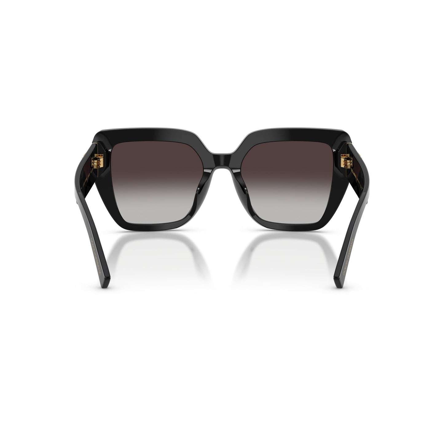 Oversized Square Frame Sunglasses With Heart Accents