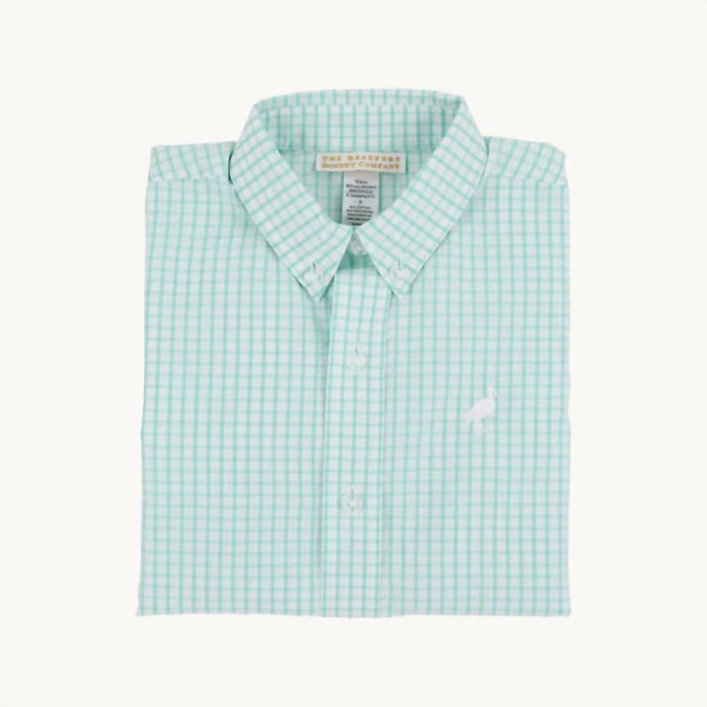 Dean's List Dress Shirt In Turks Teal Windowpane