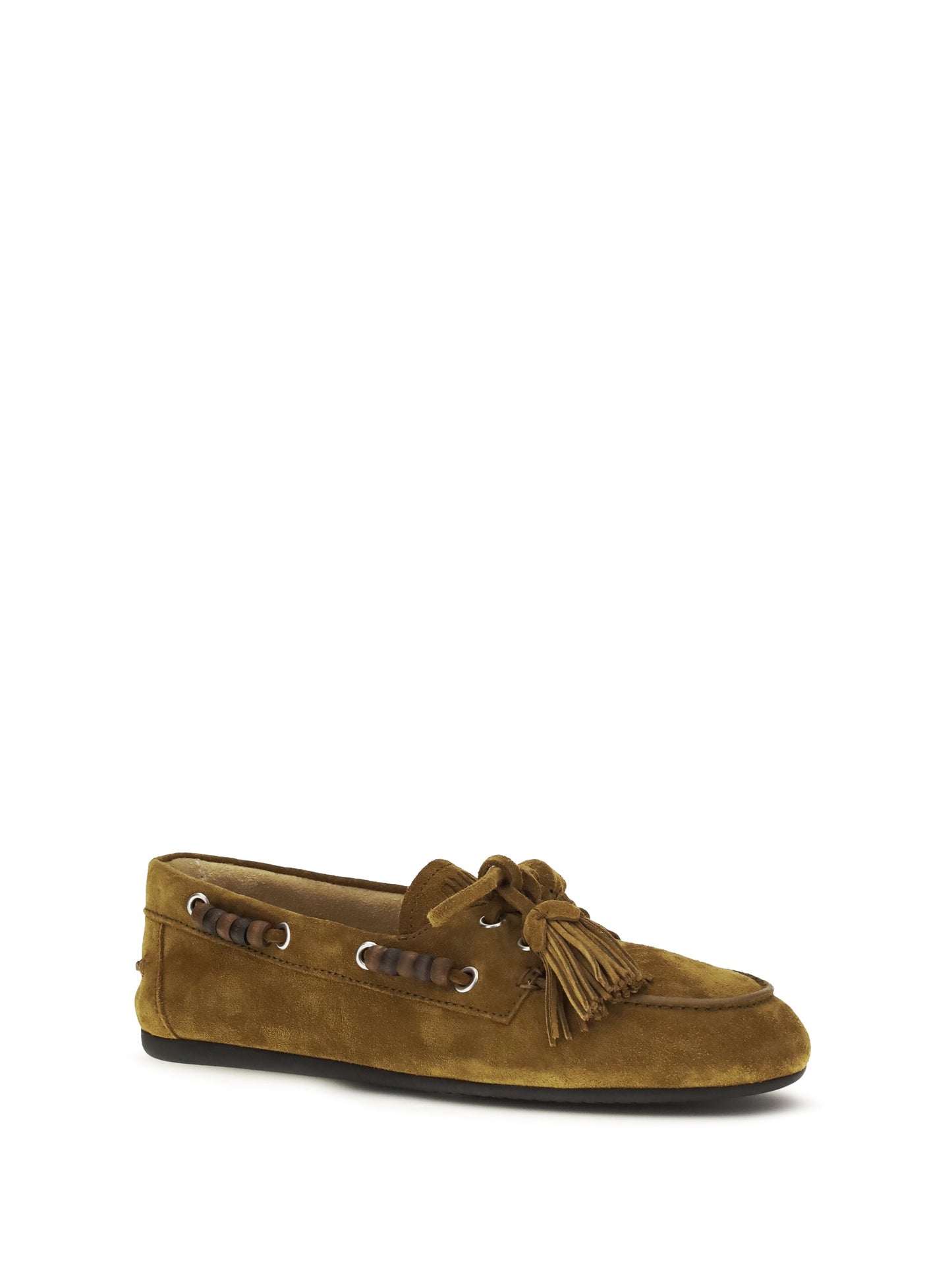 Miu Miu Women Boat Suede Loafers