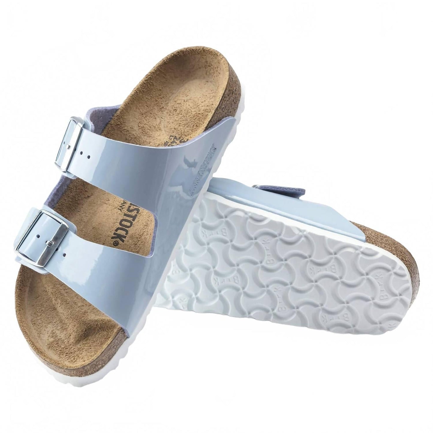 Women's Arizona Sandal In Patent Dove Blue