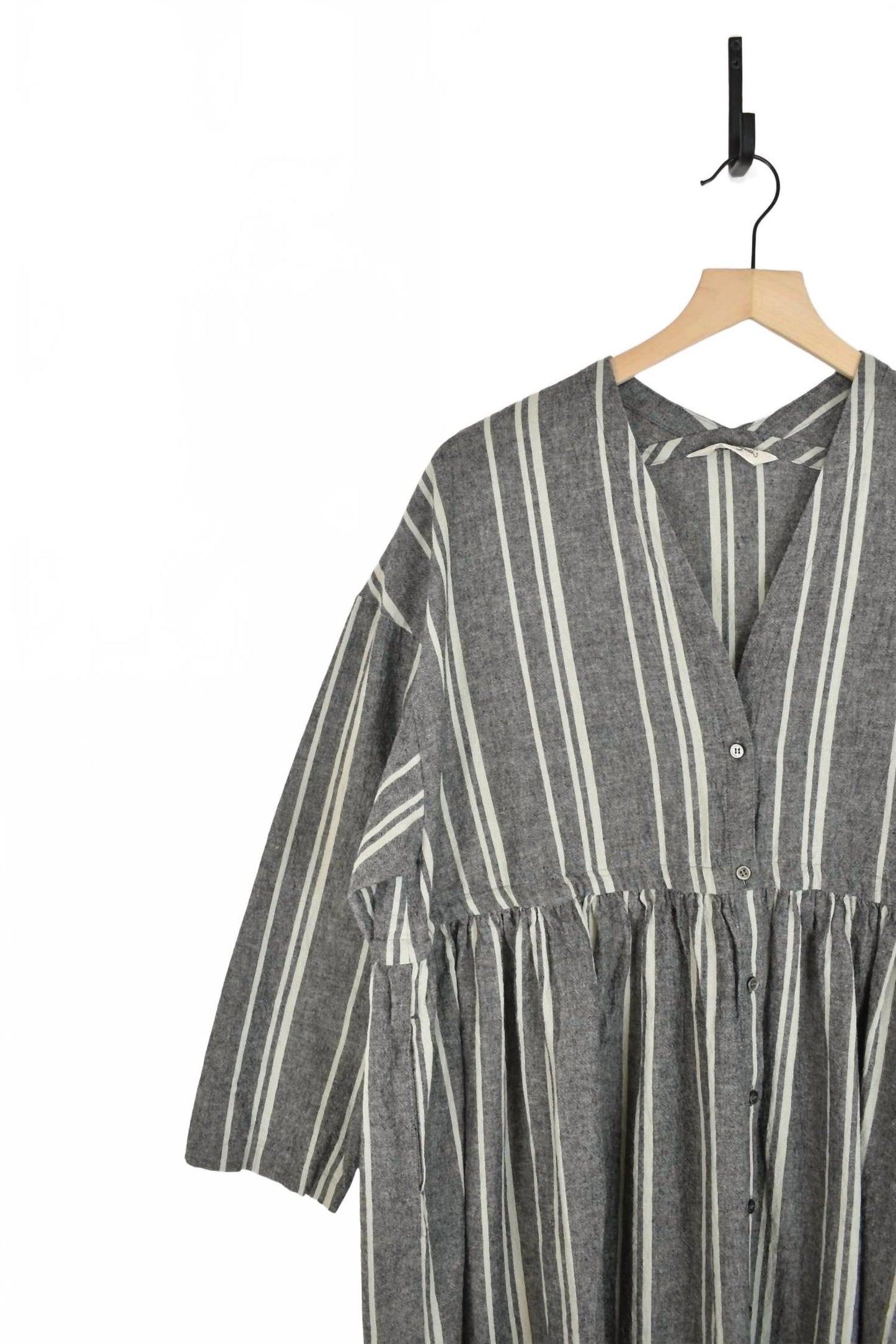 Women's Random Stripe Dress In Gray