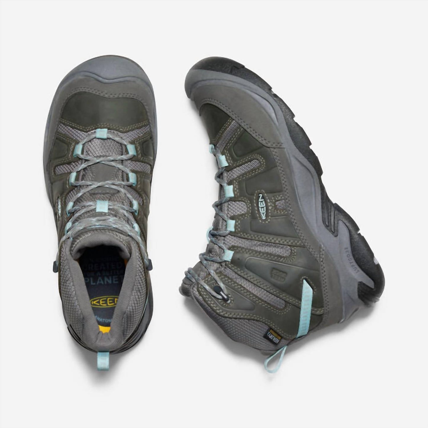 Women's Circadia Waterproof Wide Boot In Steel Grey/cloud Blue