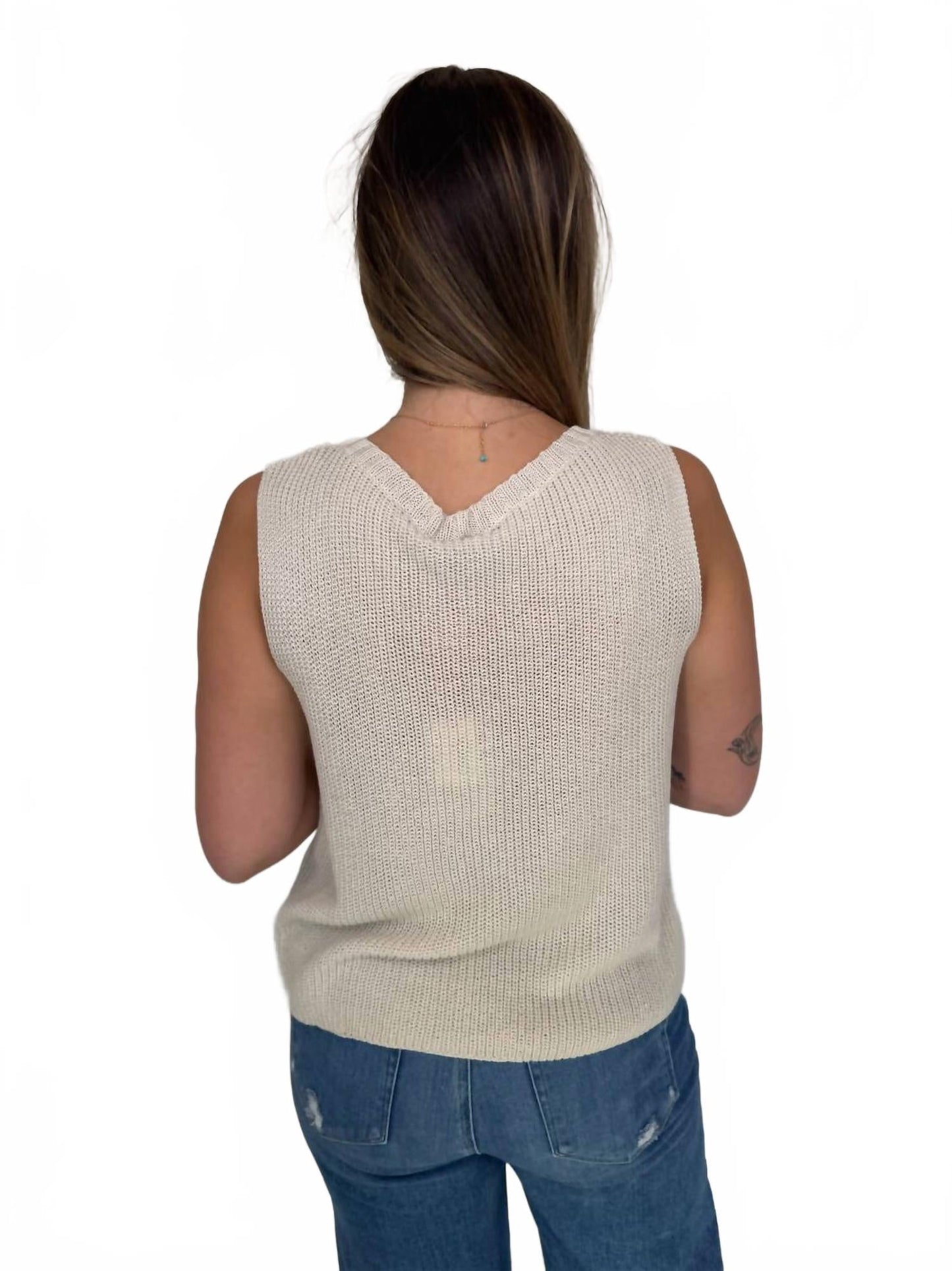Willa Shell Mercer Top In Half Moon